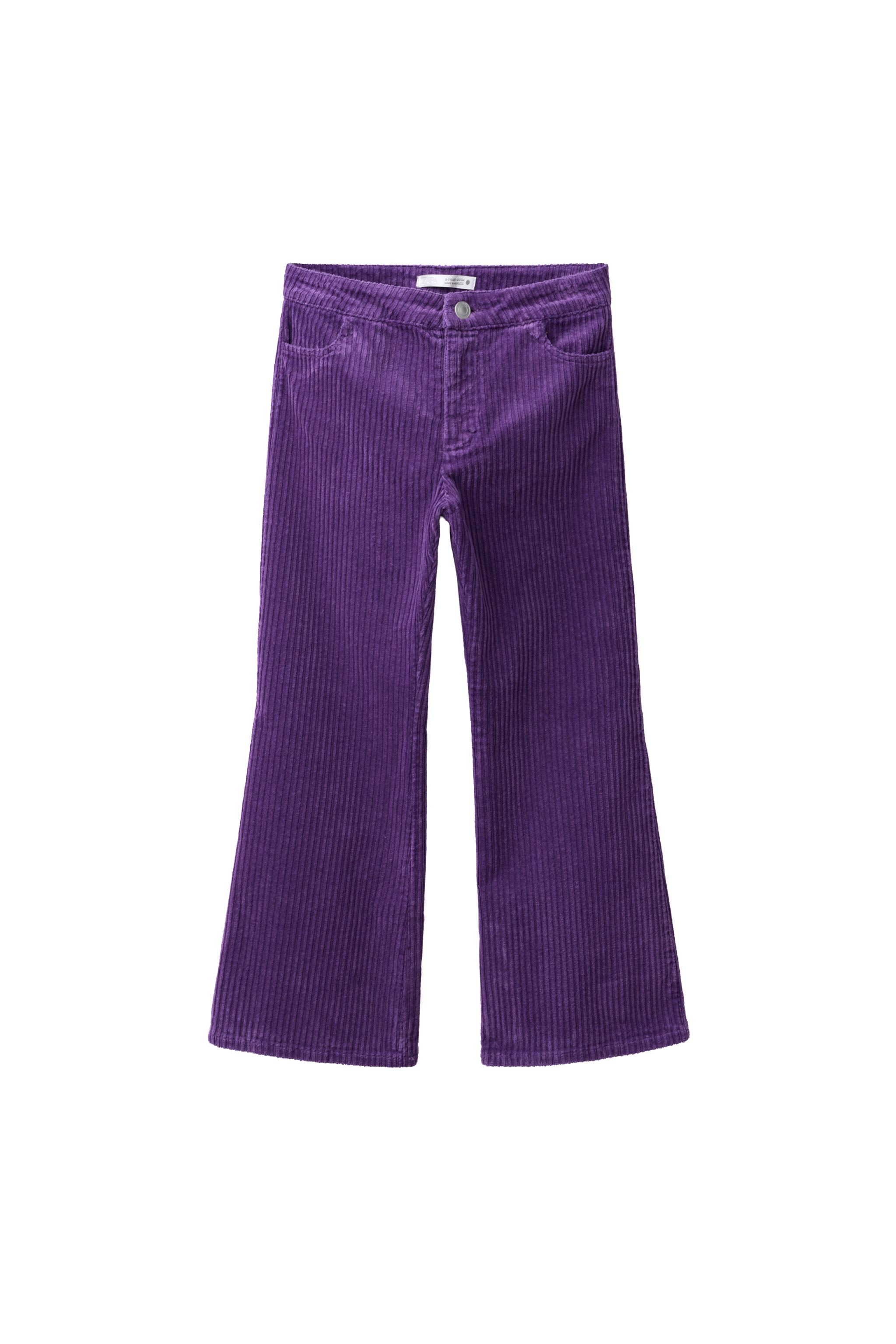 FLARE CORDUROY TROUSERS — ZARA