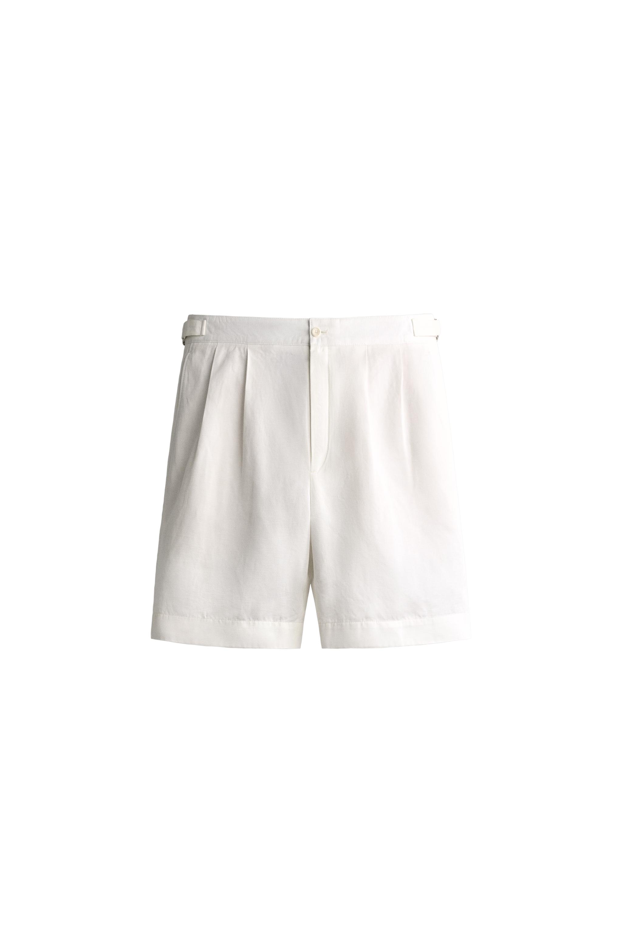 Бермуды классического кроя с боковыми защипами — ZARA
