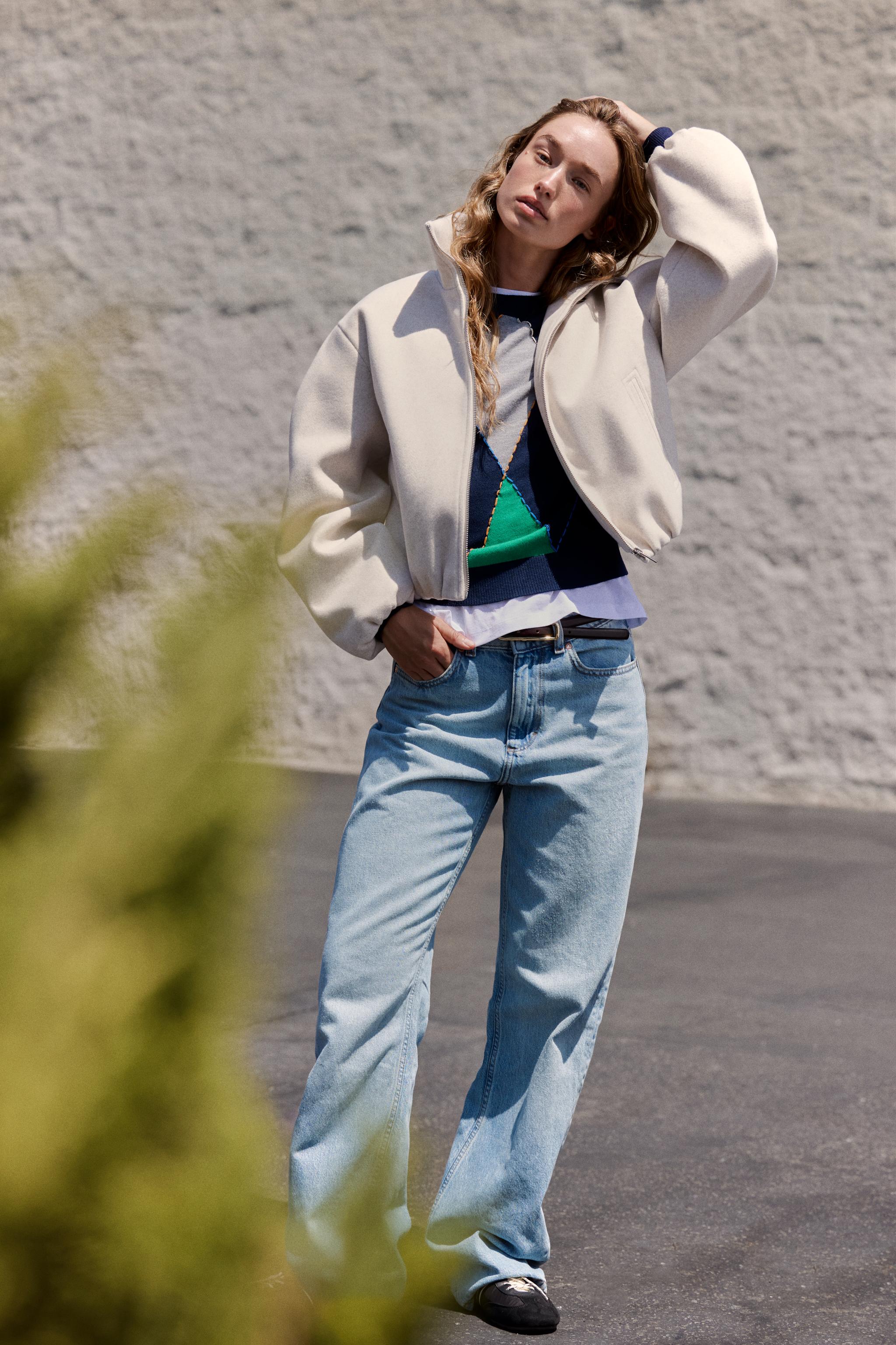 Мягкий бомбер — ZARA