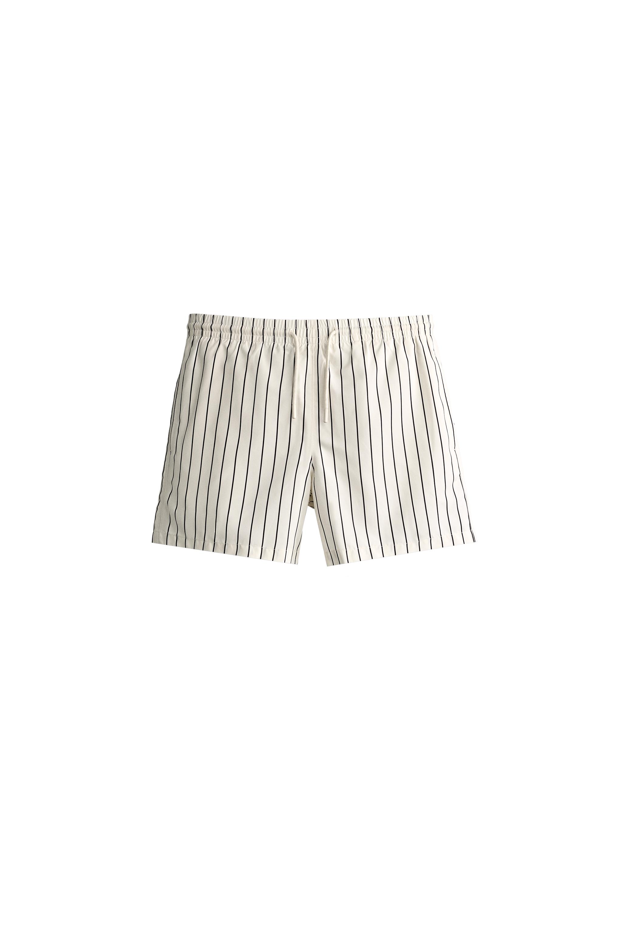ПЛАВКИ СРЕДНЕЙ ДЛИНЫ В ПОЛОСКУ — ZARA