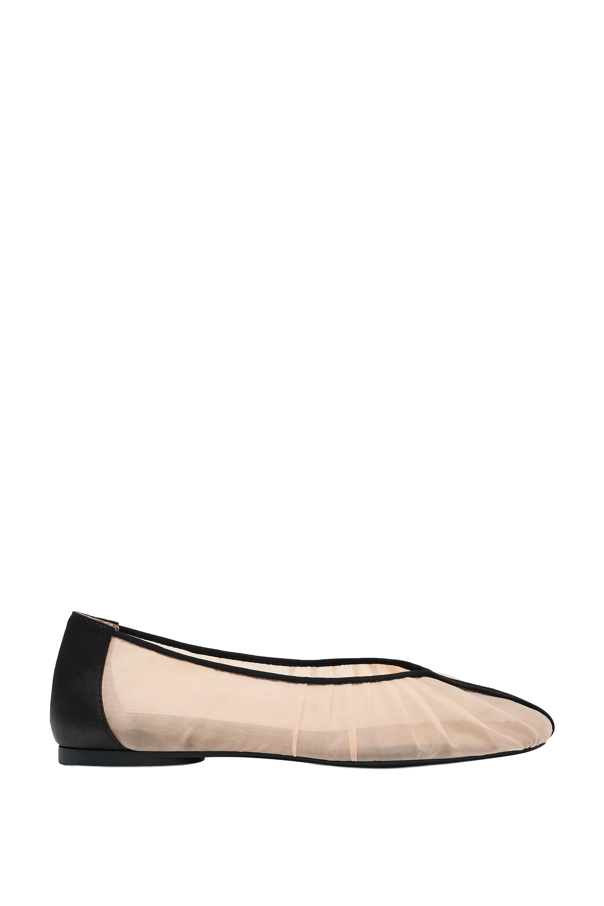БАЛЕТКИ ИЗ СЕТЧАТОЙ ТКАНИ — ZARA