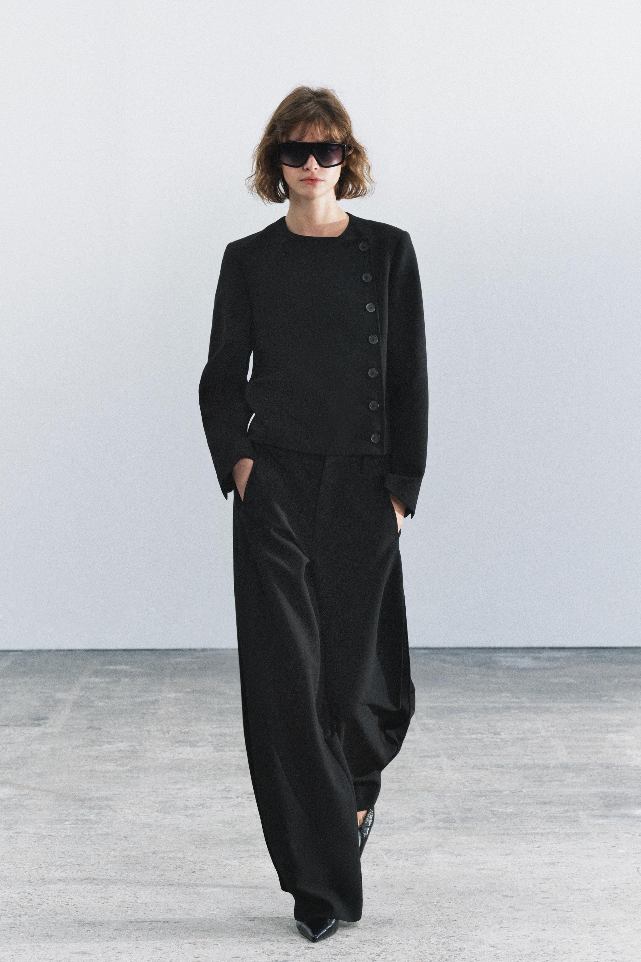 БЛЕЙЗЕР С БОКОВЫМИ ЛАЦКАНАМИ — ZW COLLECTION — ZARA