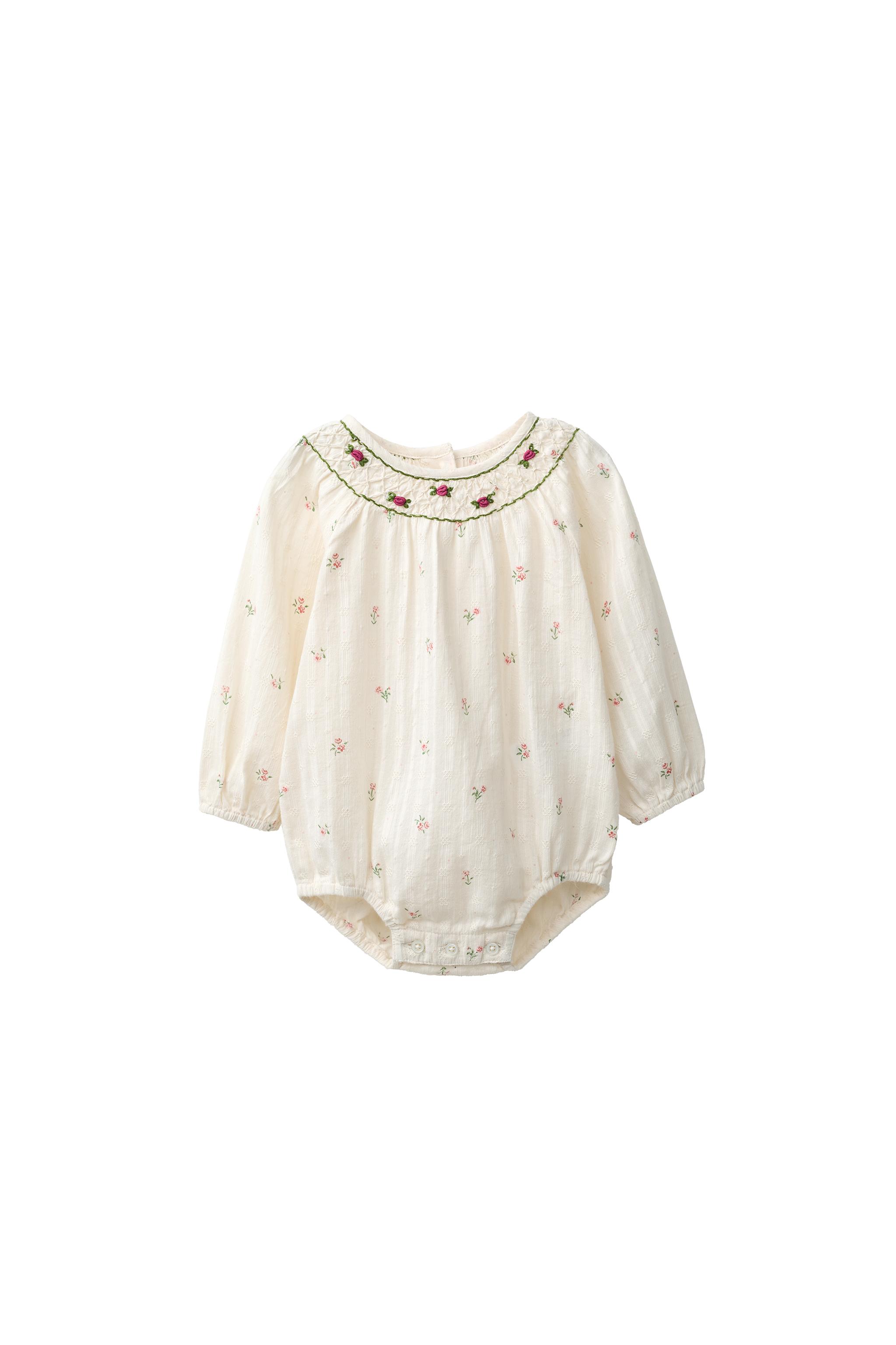 БОДИ С ВЫШИТЫМИ ЦВЕТАМИ — ZARA