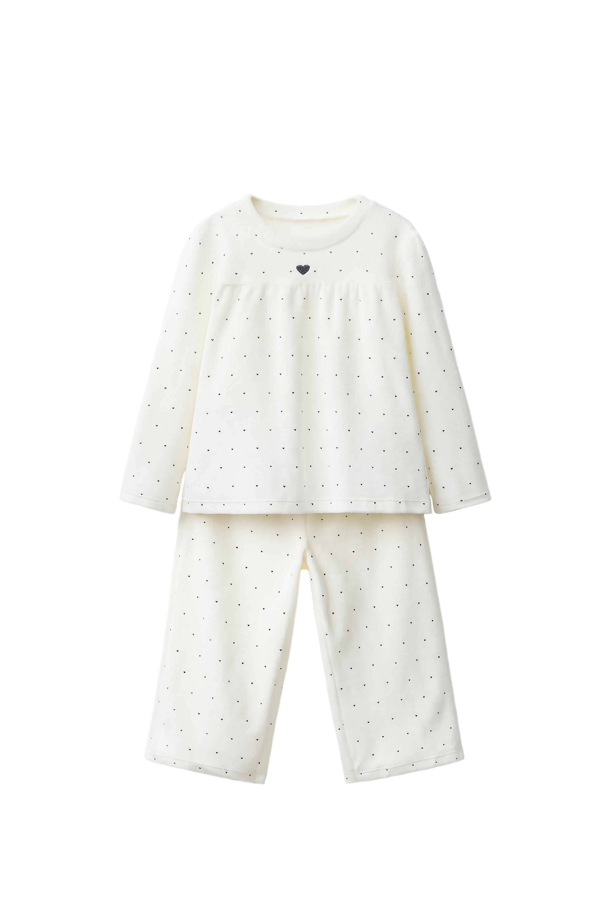 1 1/2-6 YEARS / VELOUR POLKA DOT PYJAMAS — ZARA