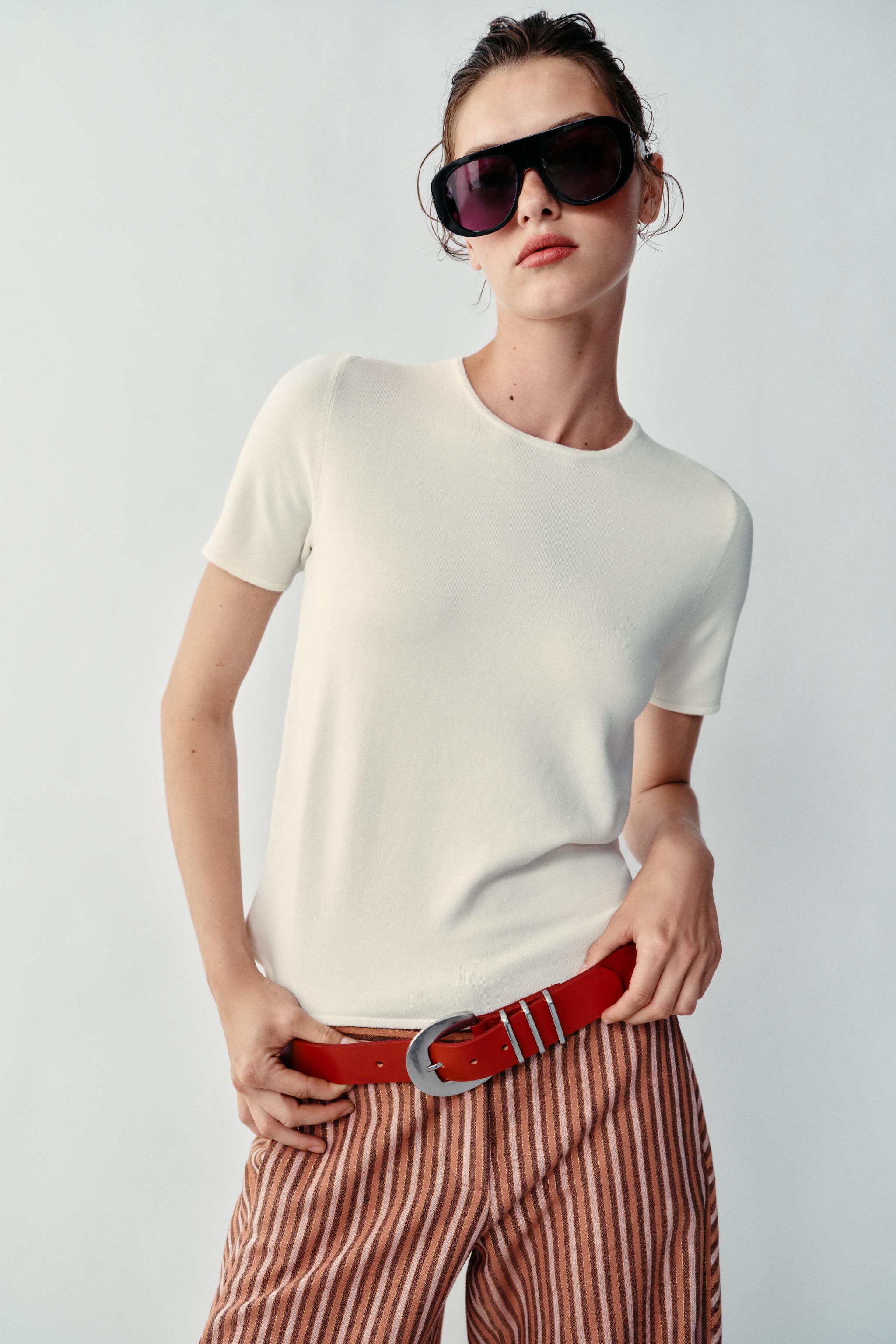 КОЖАНЫЙ РЕМЕНЬ С ТРЕМЯ ШЛЕВКАМИ — ZARA