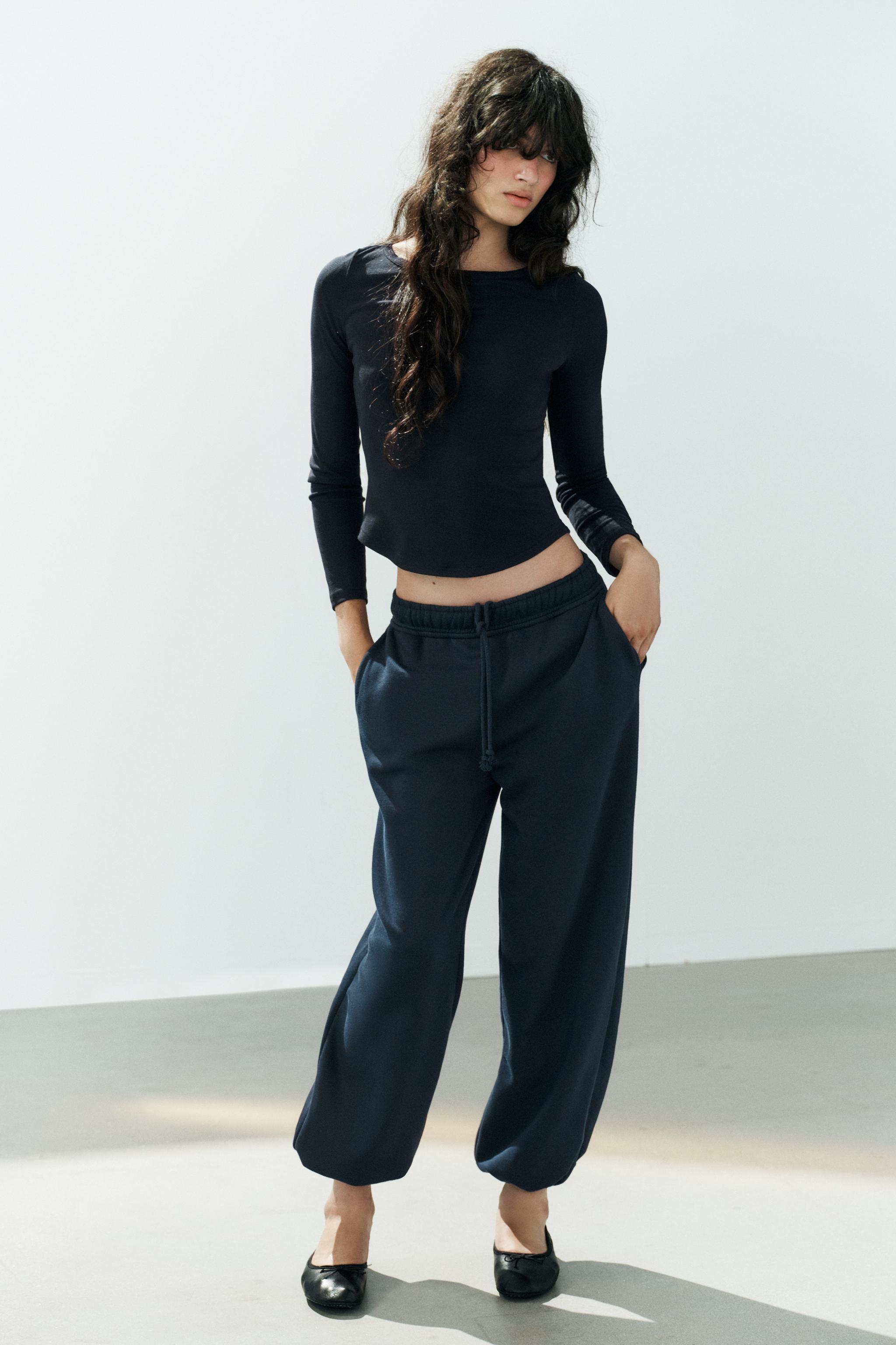 Футболка с вырезом лодочкой — ZARA