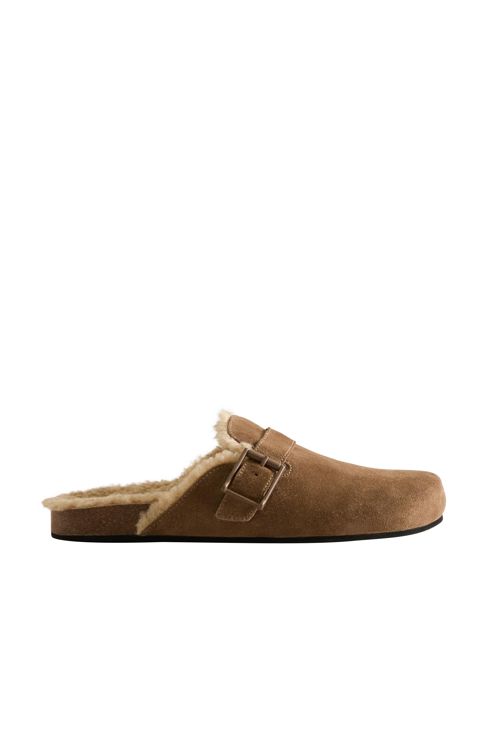 WARM LEATHER CLOGS — ZARA