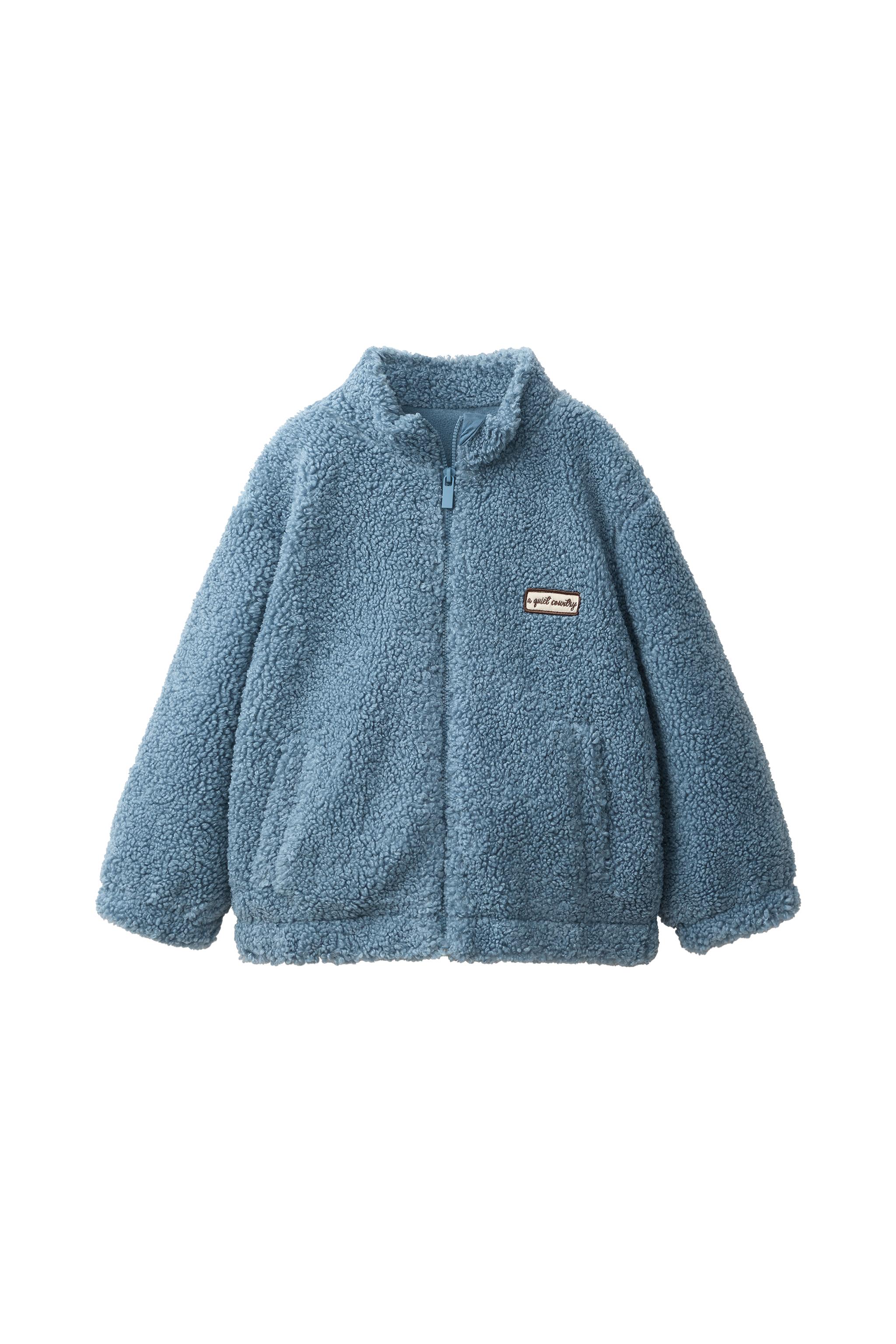 КУРТКА ИЗ ИСКУССТВЕННОЙ ОВЧИНЫ С ВЫШИВКОЙ — ZARA