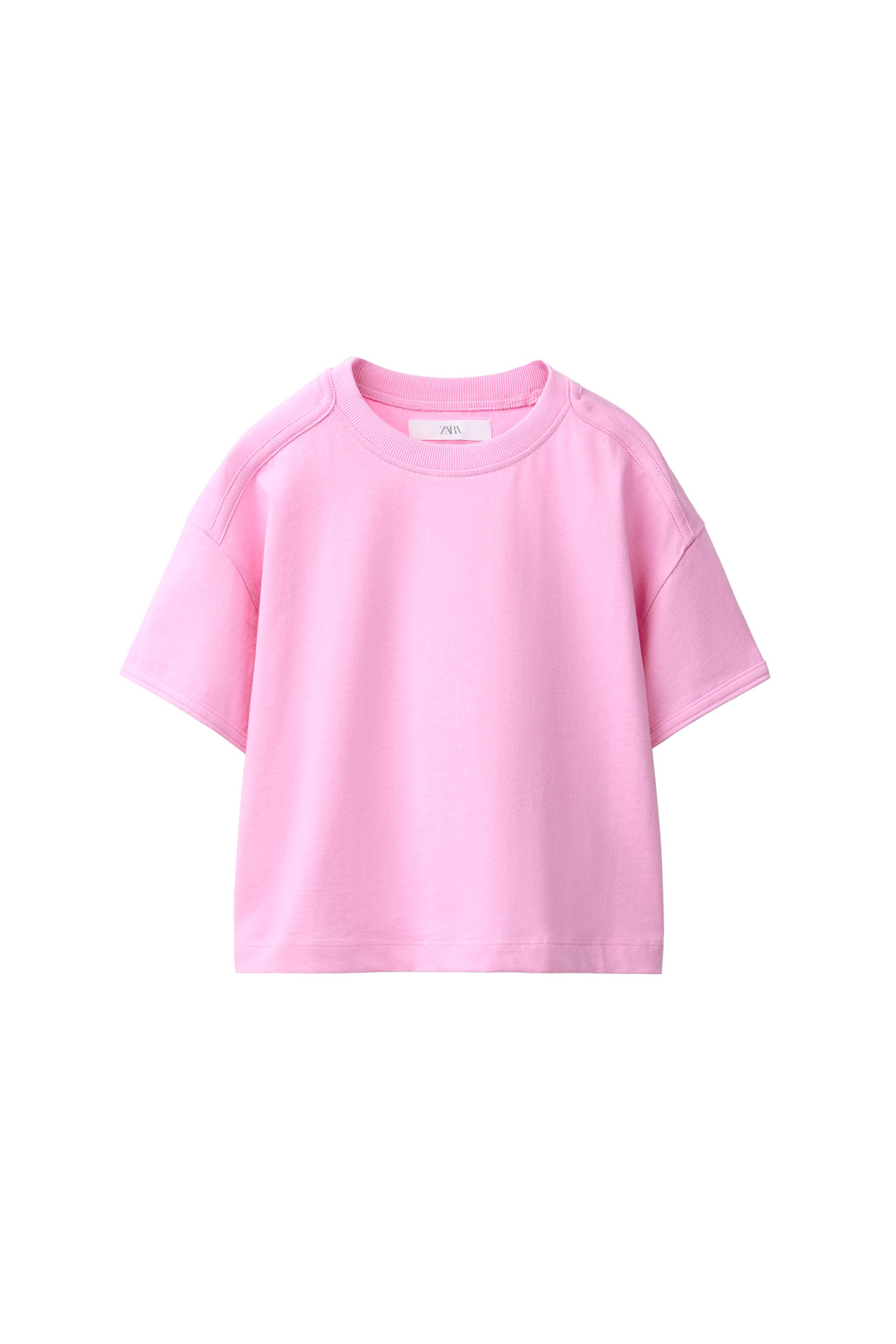 Футболка однотонная — ZARA