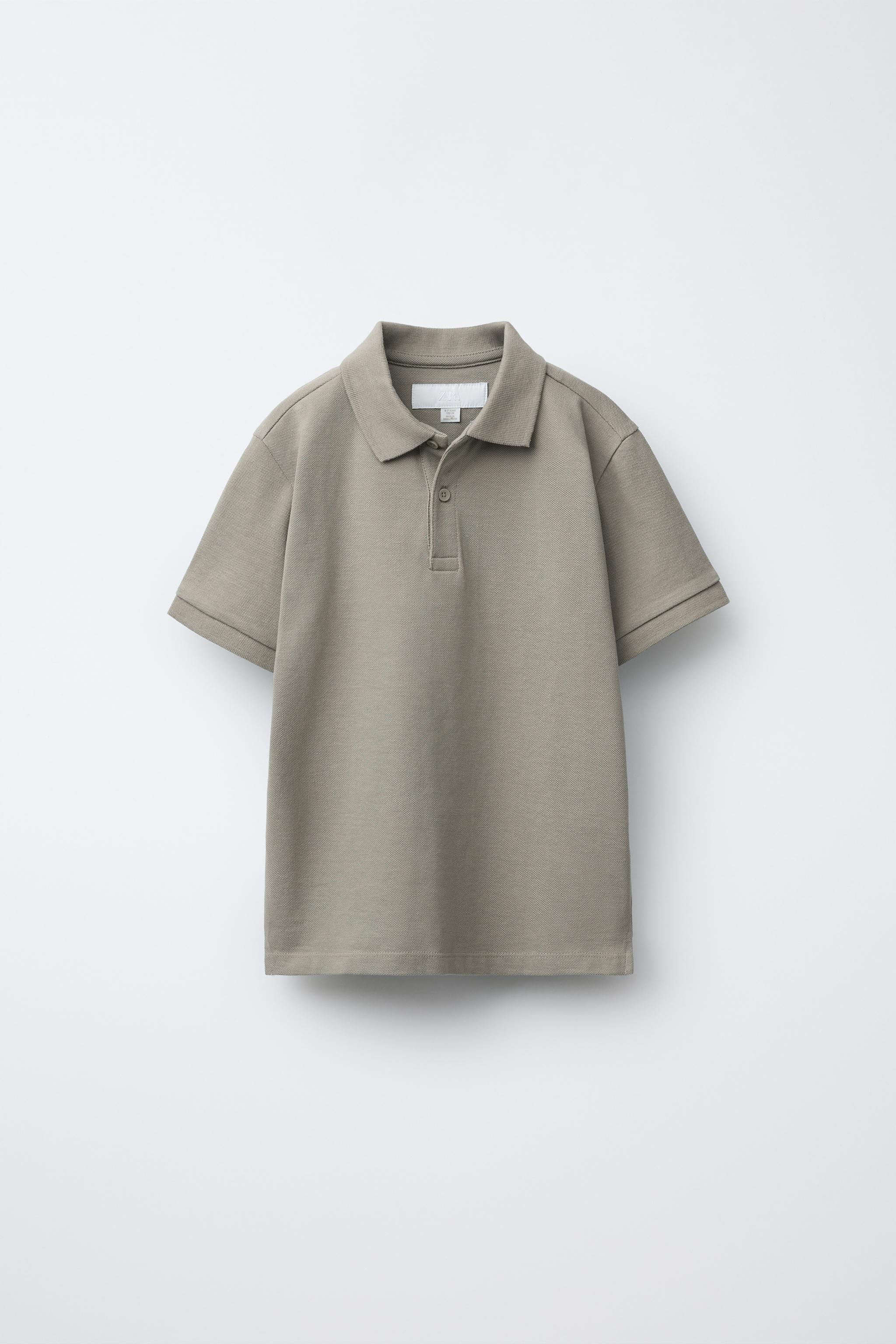 Базовая рубашка поло из пике — ZARA