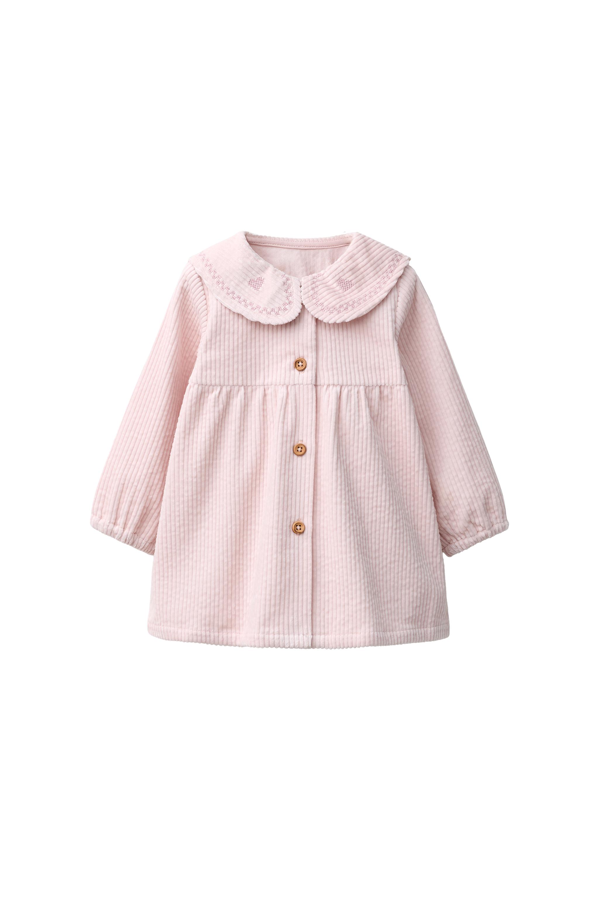 ВЕЛЬВЕТОВОЕ ПЛАТЬЕ С ВЫШИВКОЙ — ZARA