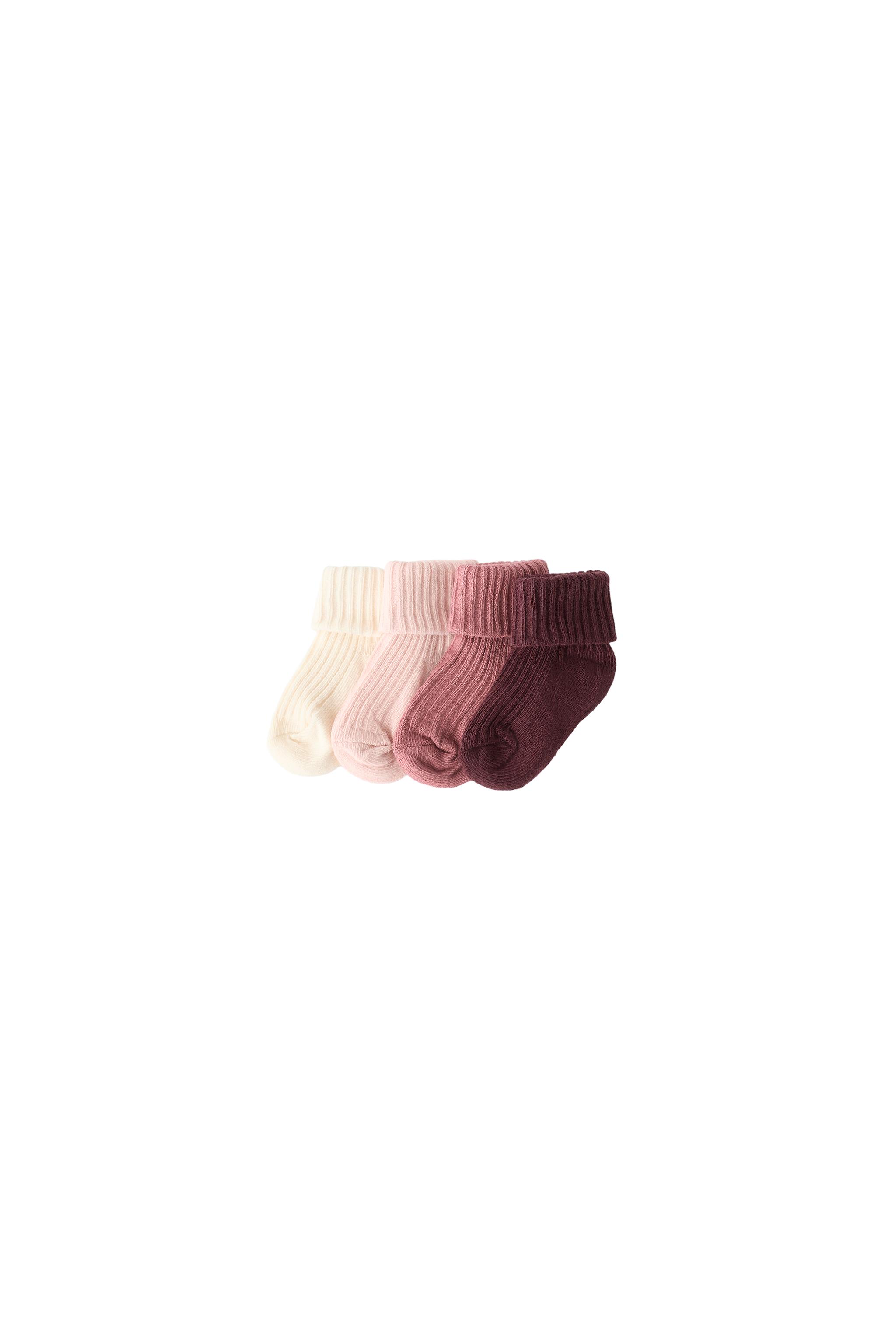 FOUR-PACK OF COLOURFUL SOCKS IN A BOX — ZARA