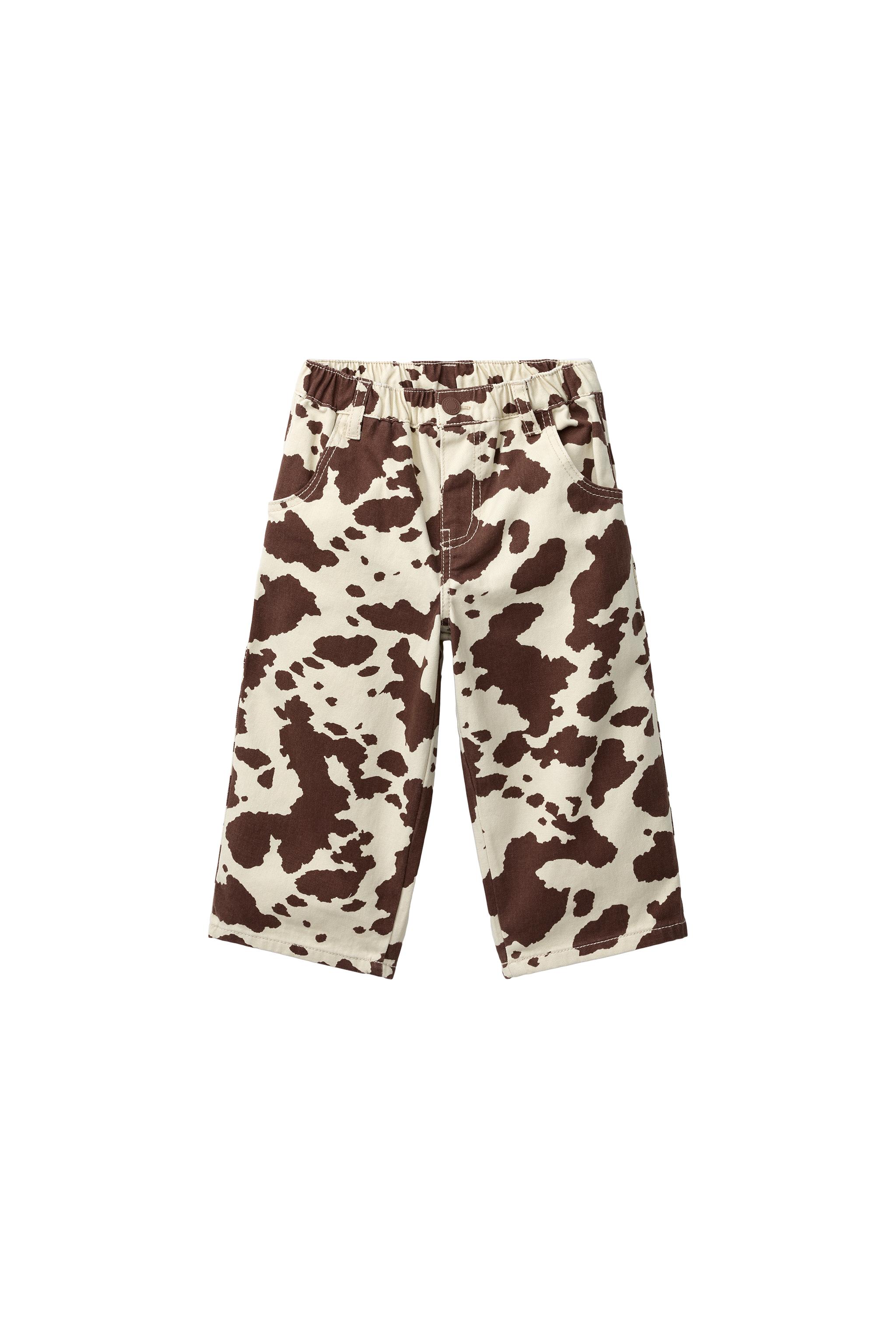 COW PRINT BALLOON TROUSERS — ZARA