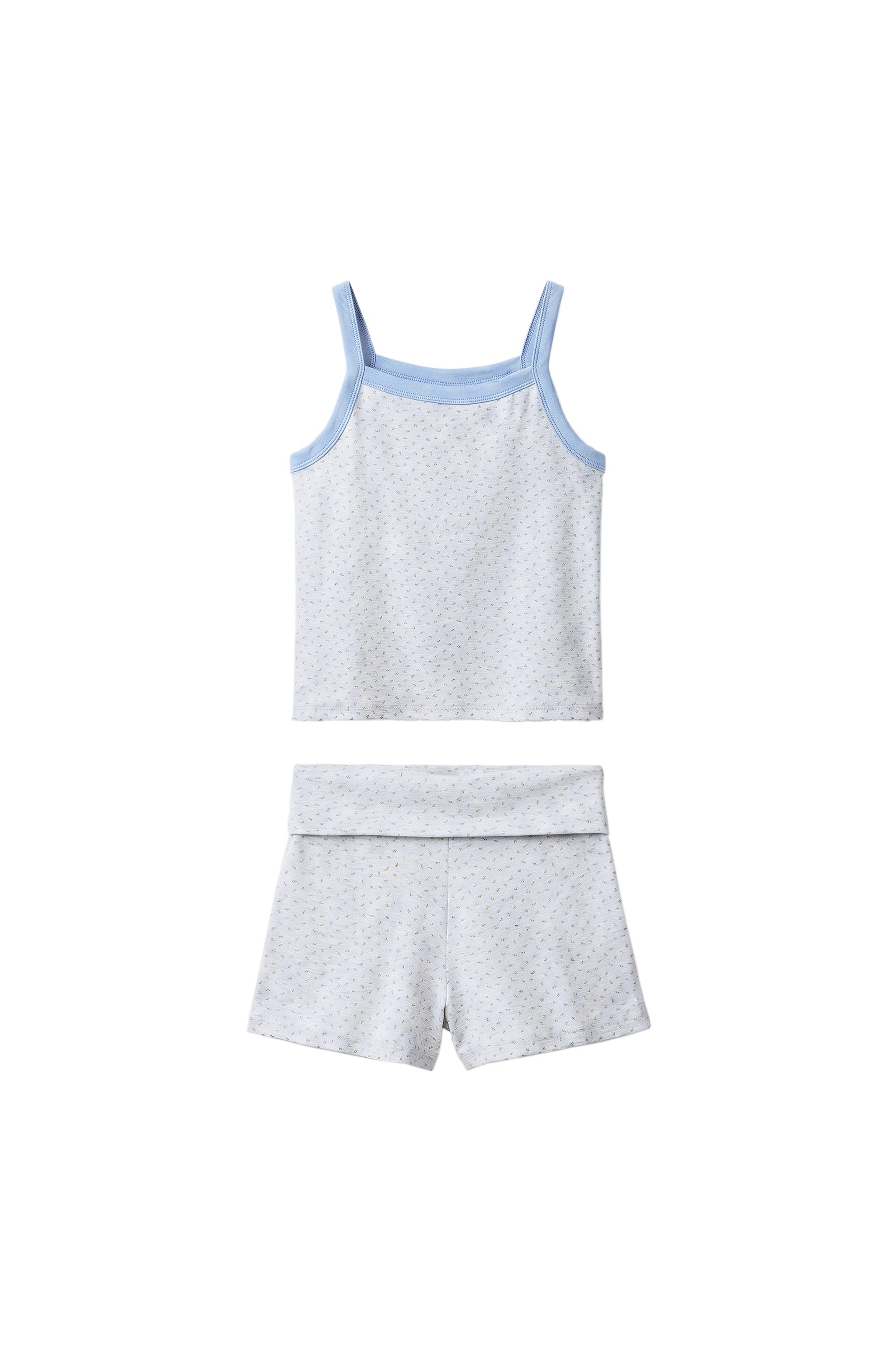 Комплект пижамы в полоску для детей 6-14 лет — ZARA