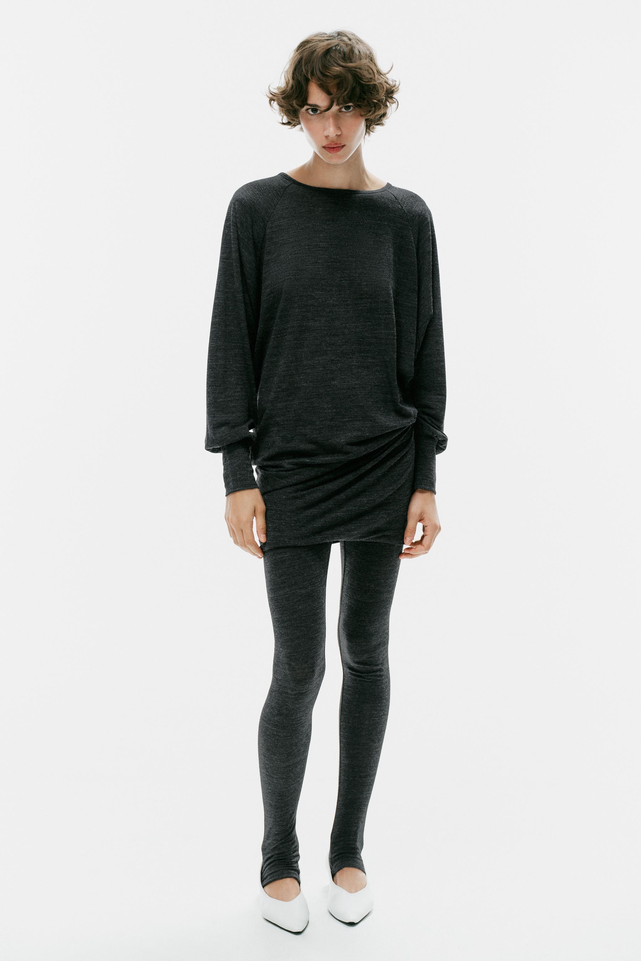 ЛЕГИНСЫ СО ШТРИПКАМИ — ZARA