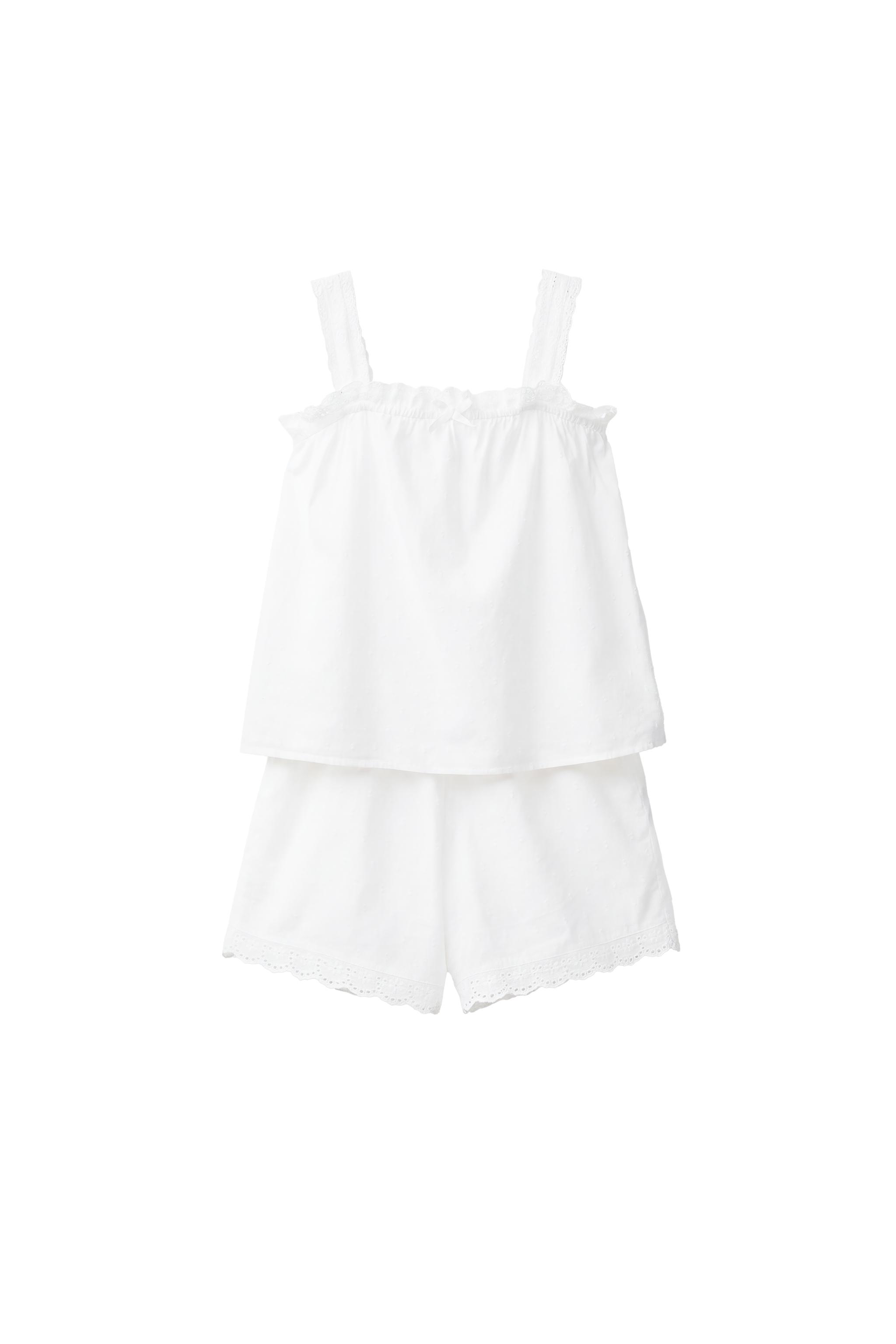 6-14 ЛЕТ / ПИЖАМА ИЗ ТКАНИ ПЛЮМЕТИ — ZARA