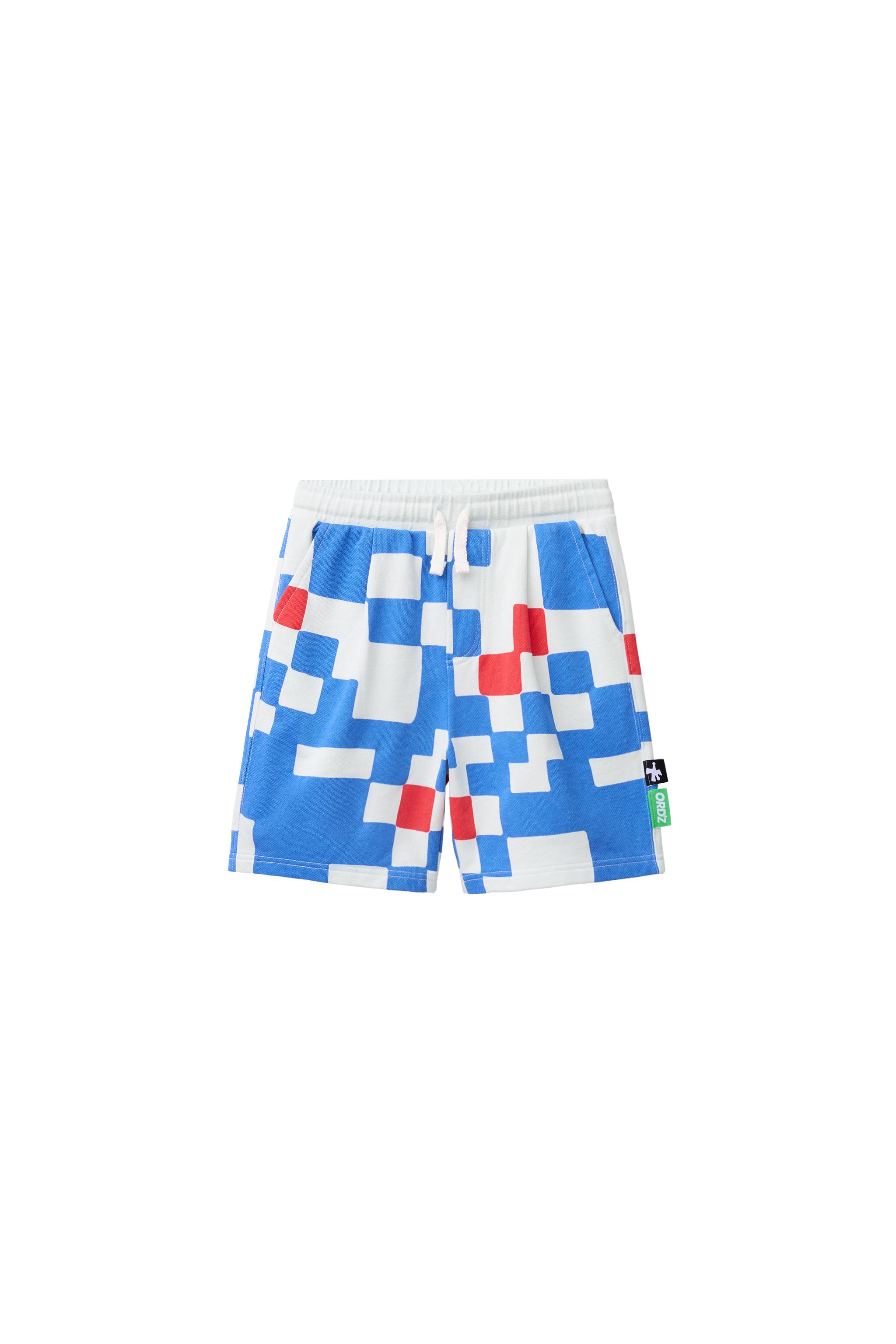 ШОРТЫ-БЕРМУДЫ В КЛЕТКУ С ЛОГОТИПОМ — ZARA
