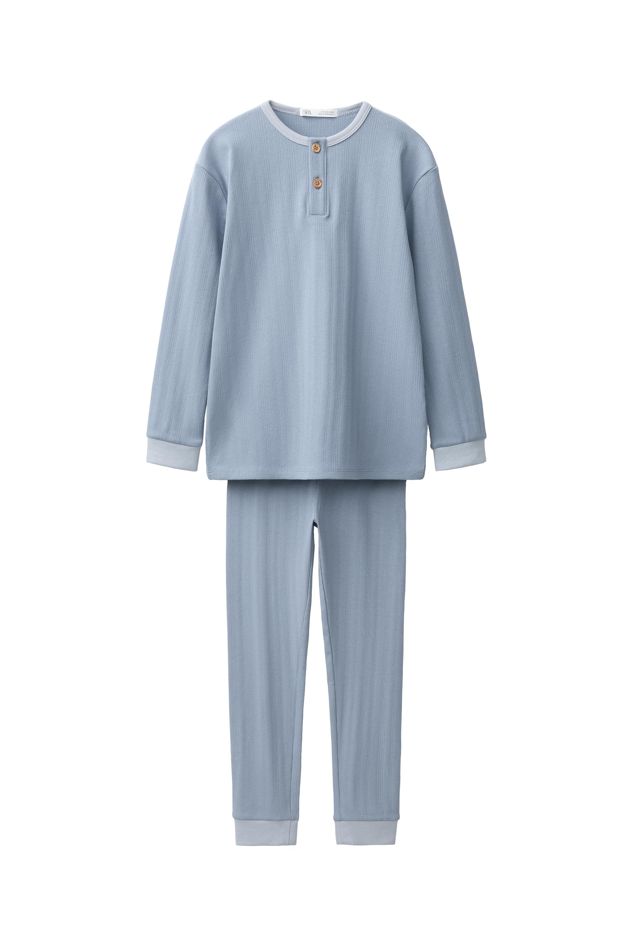 Пижама фактурная для возраста 6-14 лет — ZARA