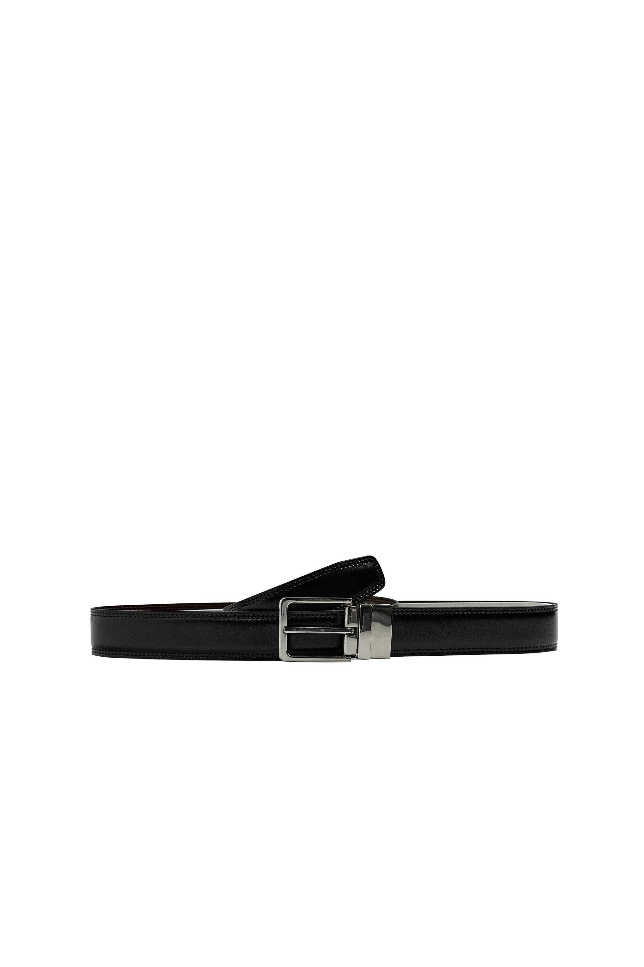 ДВУСТОРОННИЙ КОЖАНЫЙ РЕМЕНЬ — ZARA