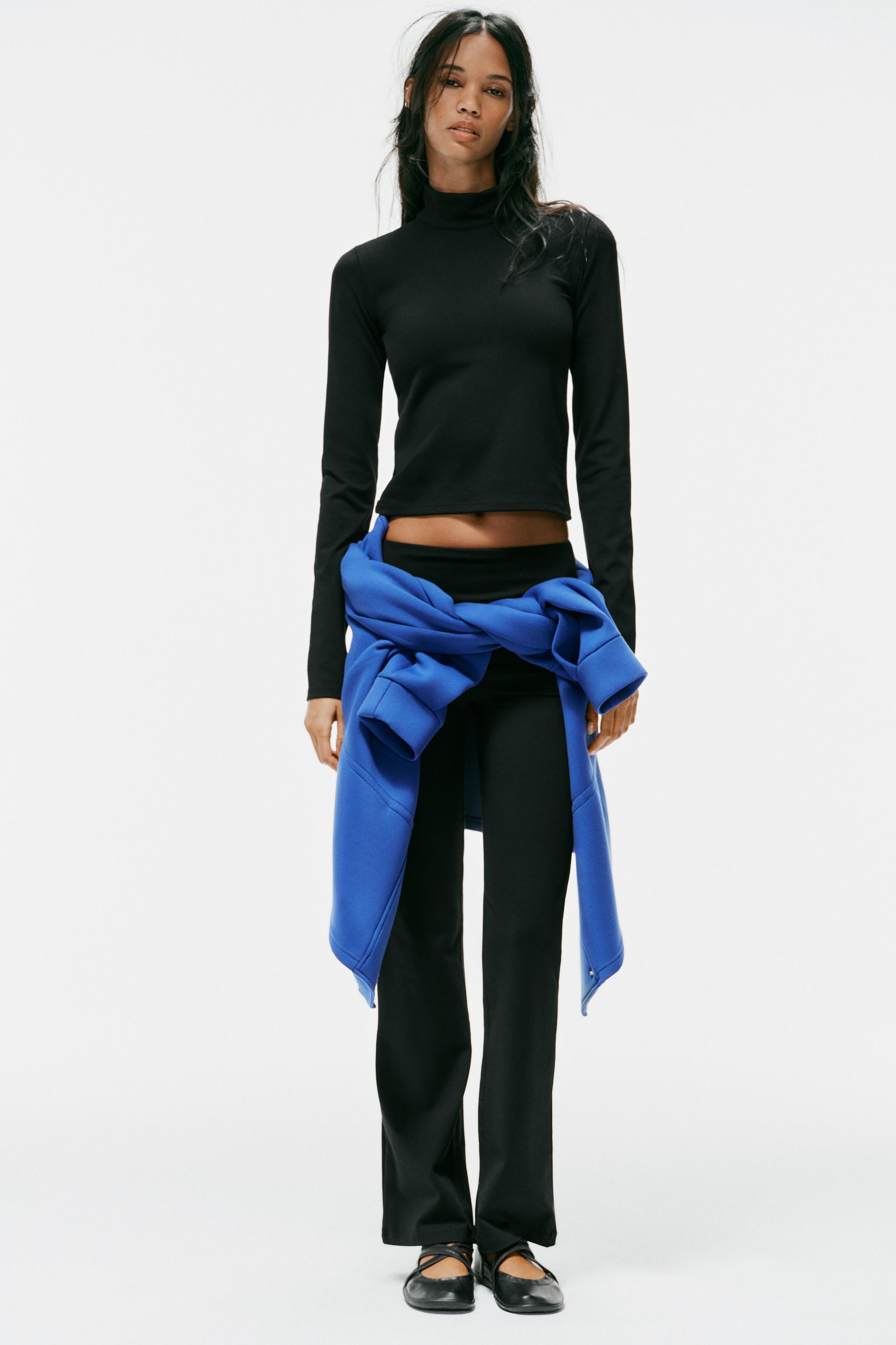 STRETCH ZIP TOP — ZARA