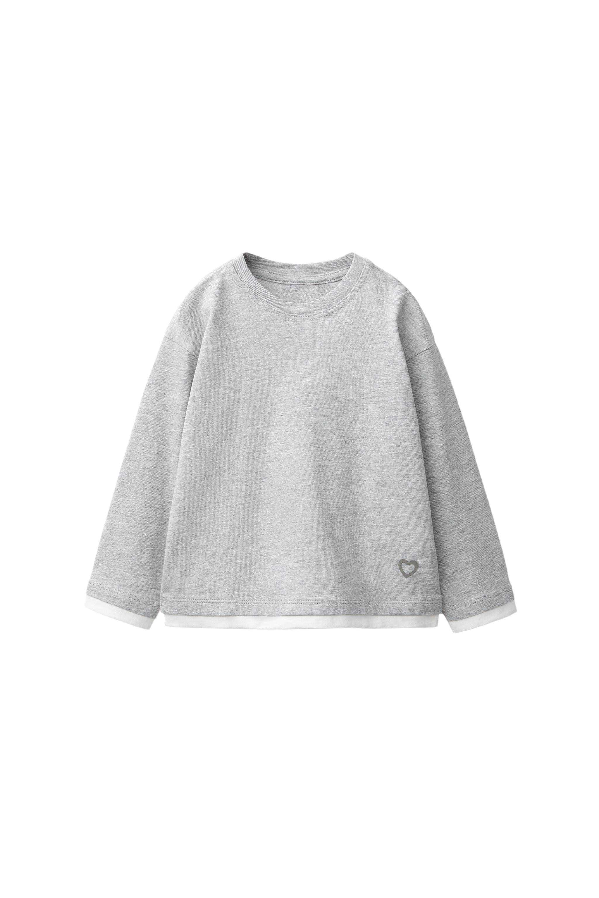 Футболка с эффектом наслоения — ZARA