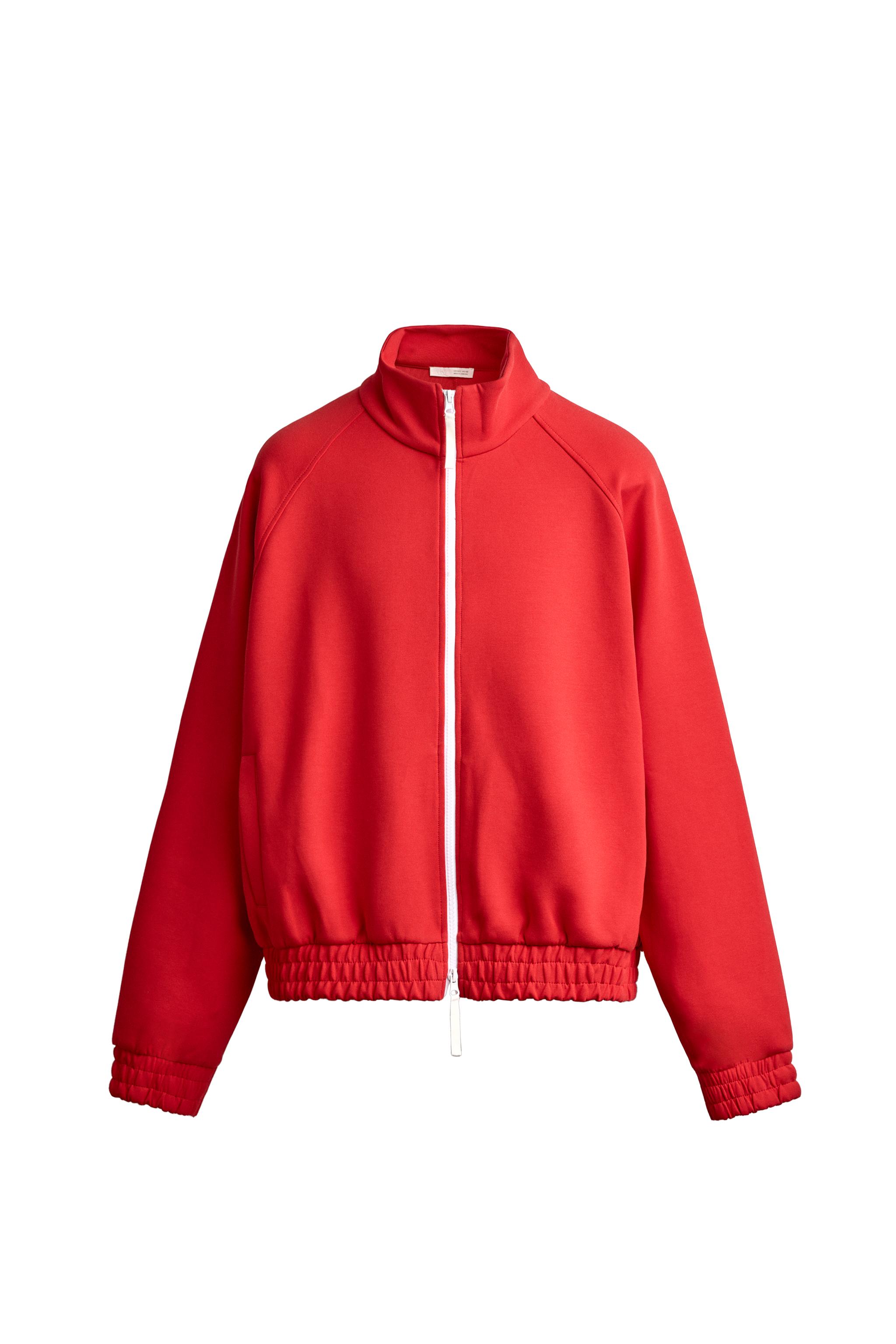 СПОРТИВНАЯ КУРТКА НА МОЛНИИ — ZARA