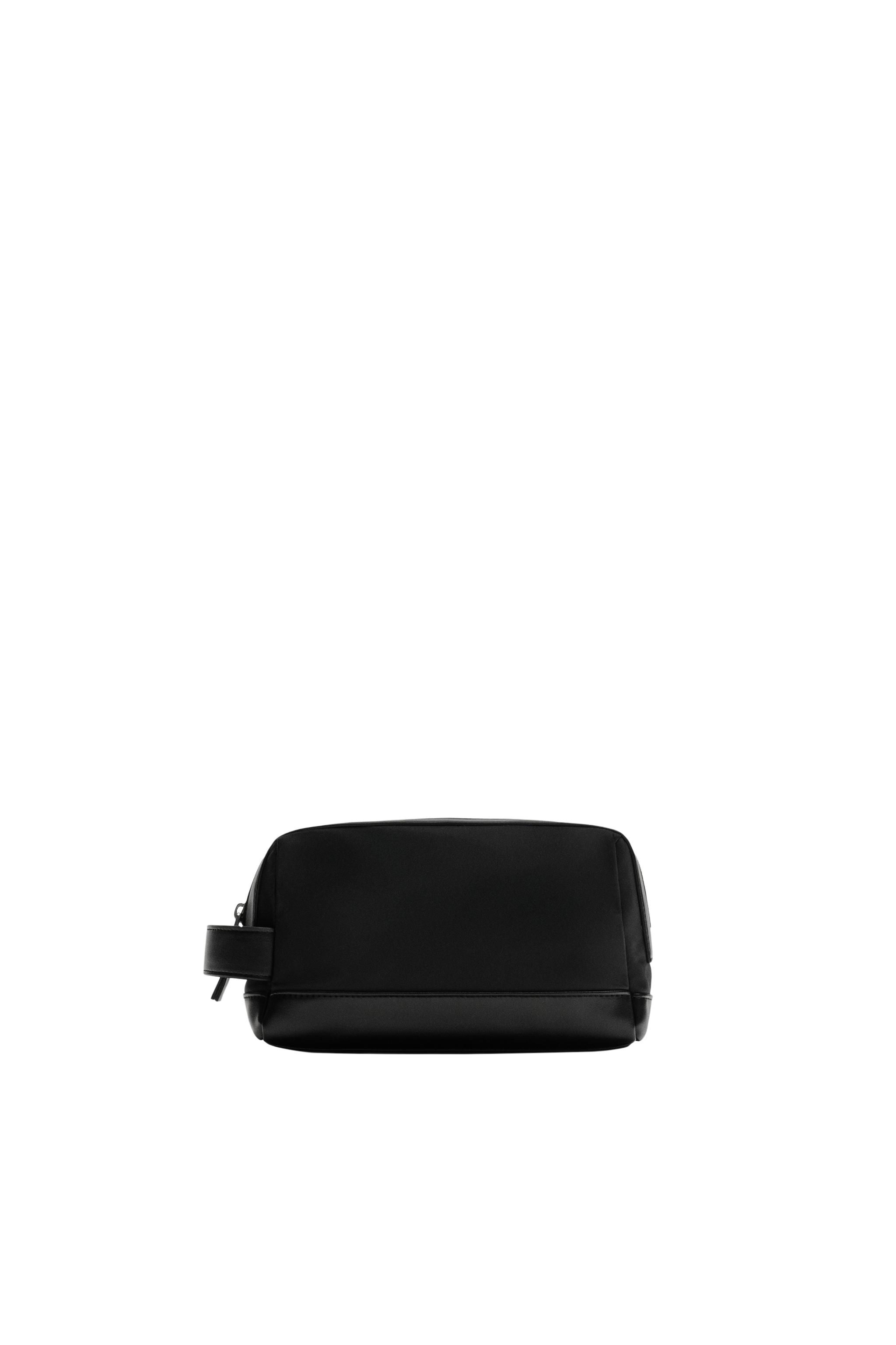 Нейлоновая косметичка из смесовой ткани — ZARA
