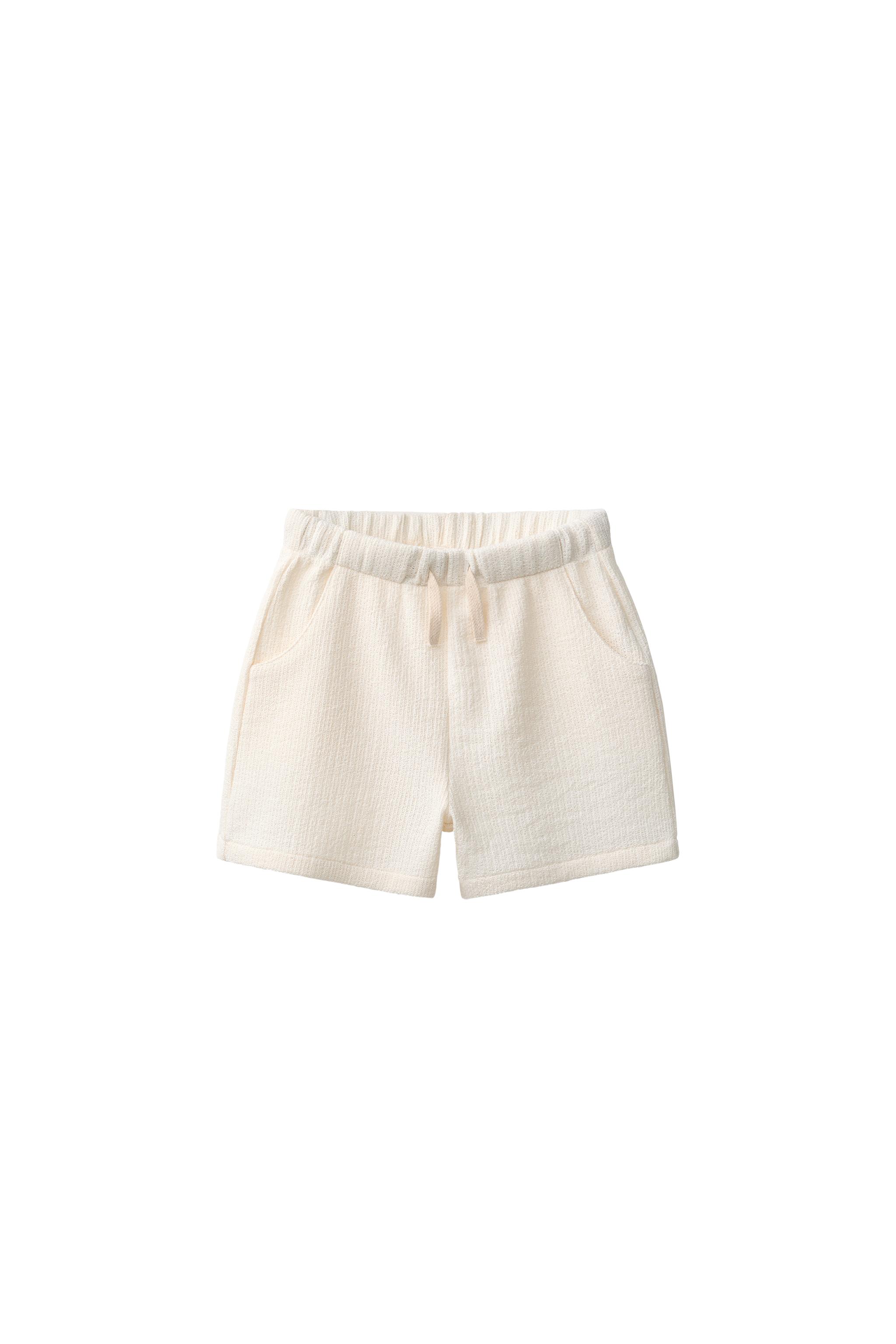 Бермуды комфортного кроя фактурные — ZARA