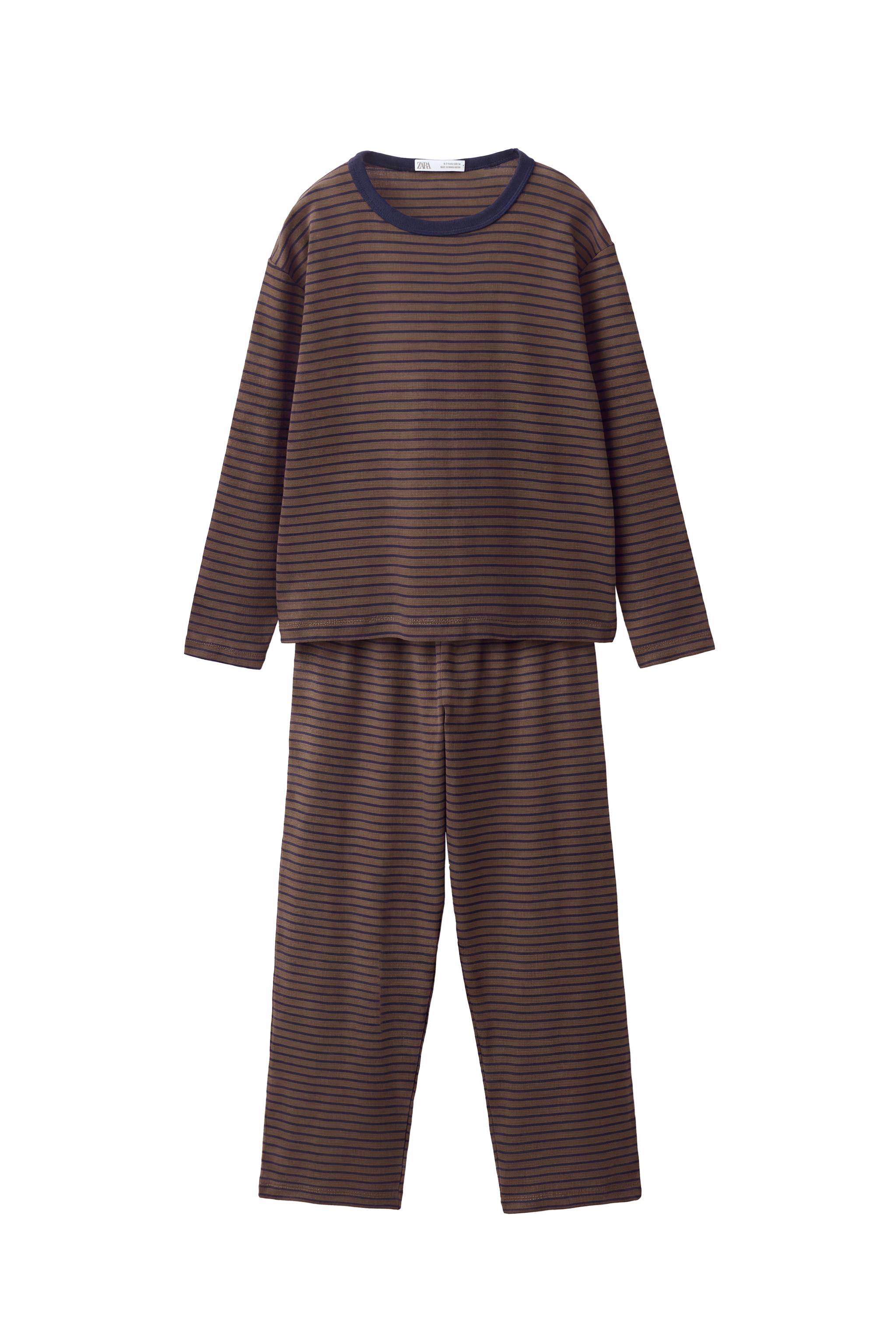 Пижама в полоску для детей 6-14 лет — ZARA