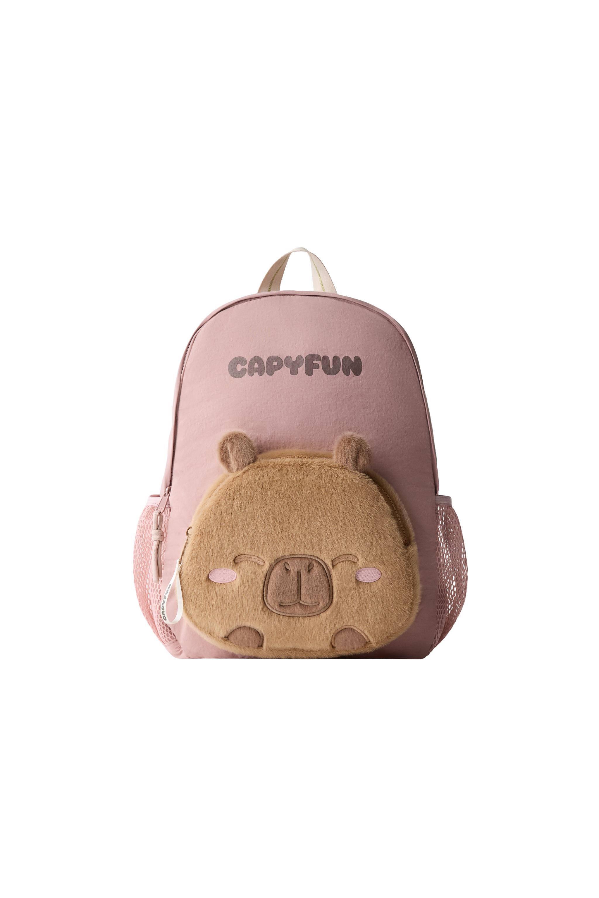 Рюкзак с принтом Capyfun © — ZARA