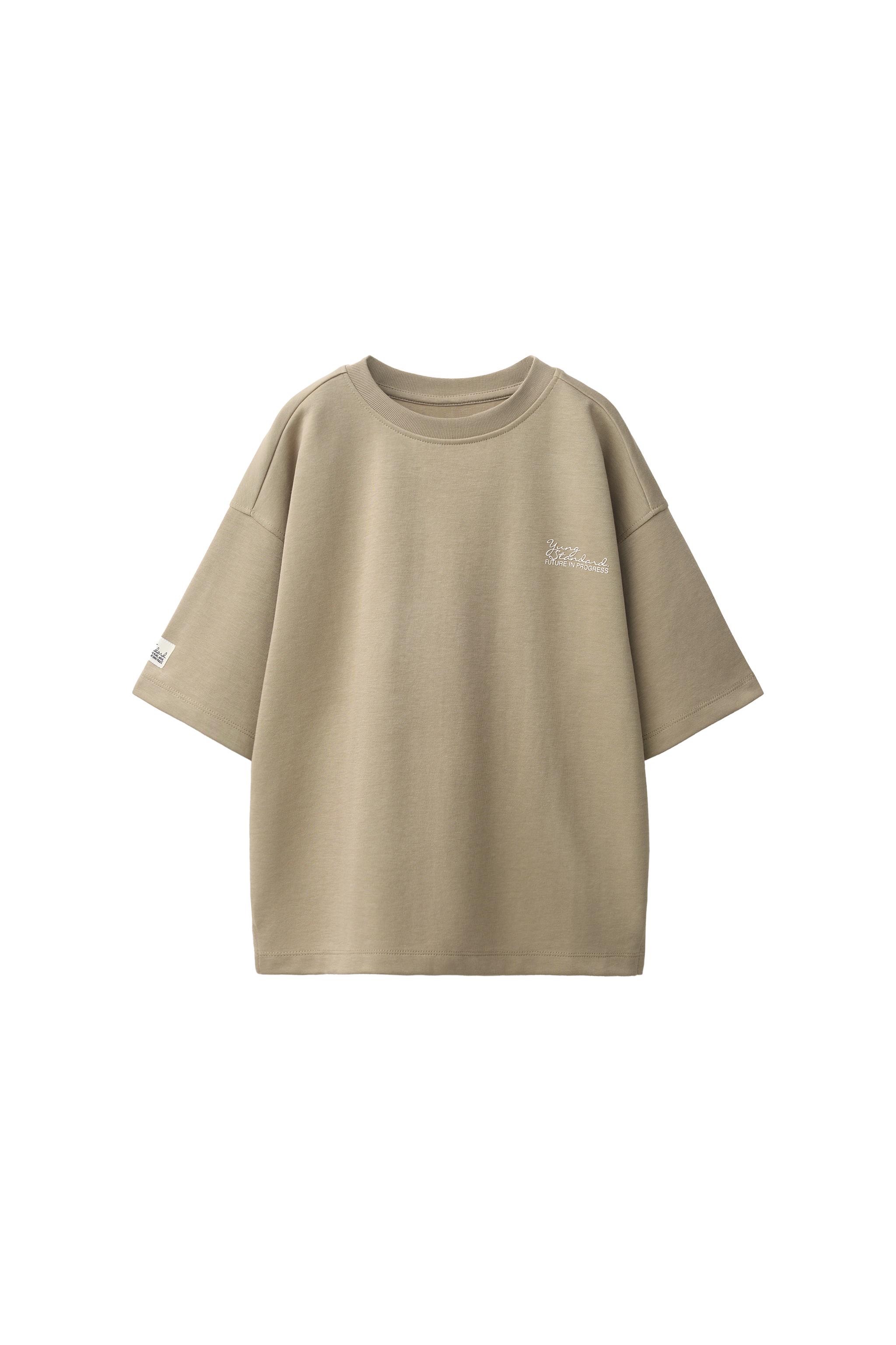 ФУТБОЛКА ИЗ ИНТЕРЛОКА С ВЫШИВКОЙ — ZARA