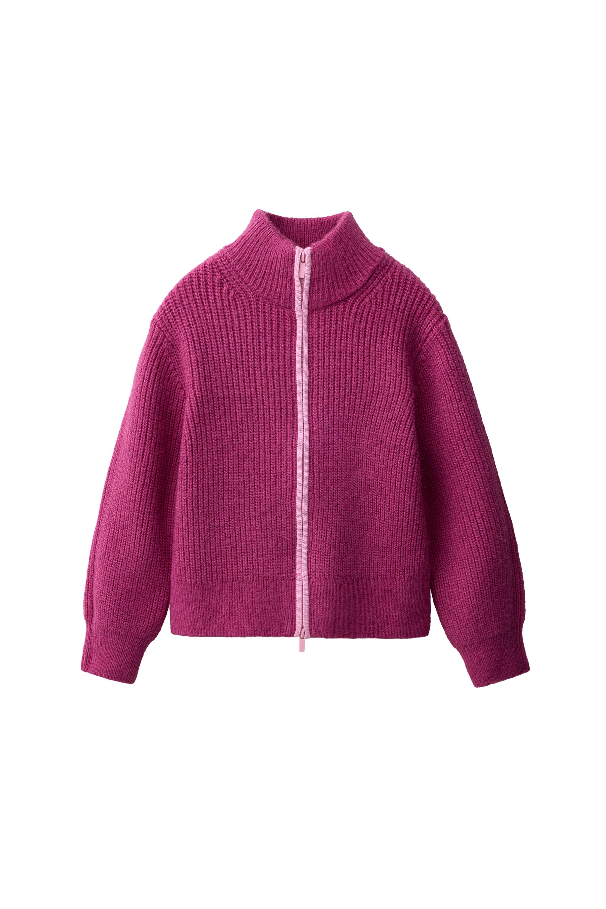 КАРДИГАН НА МОЛНИИ — ZARA