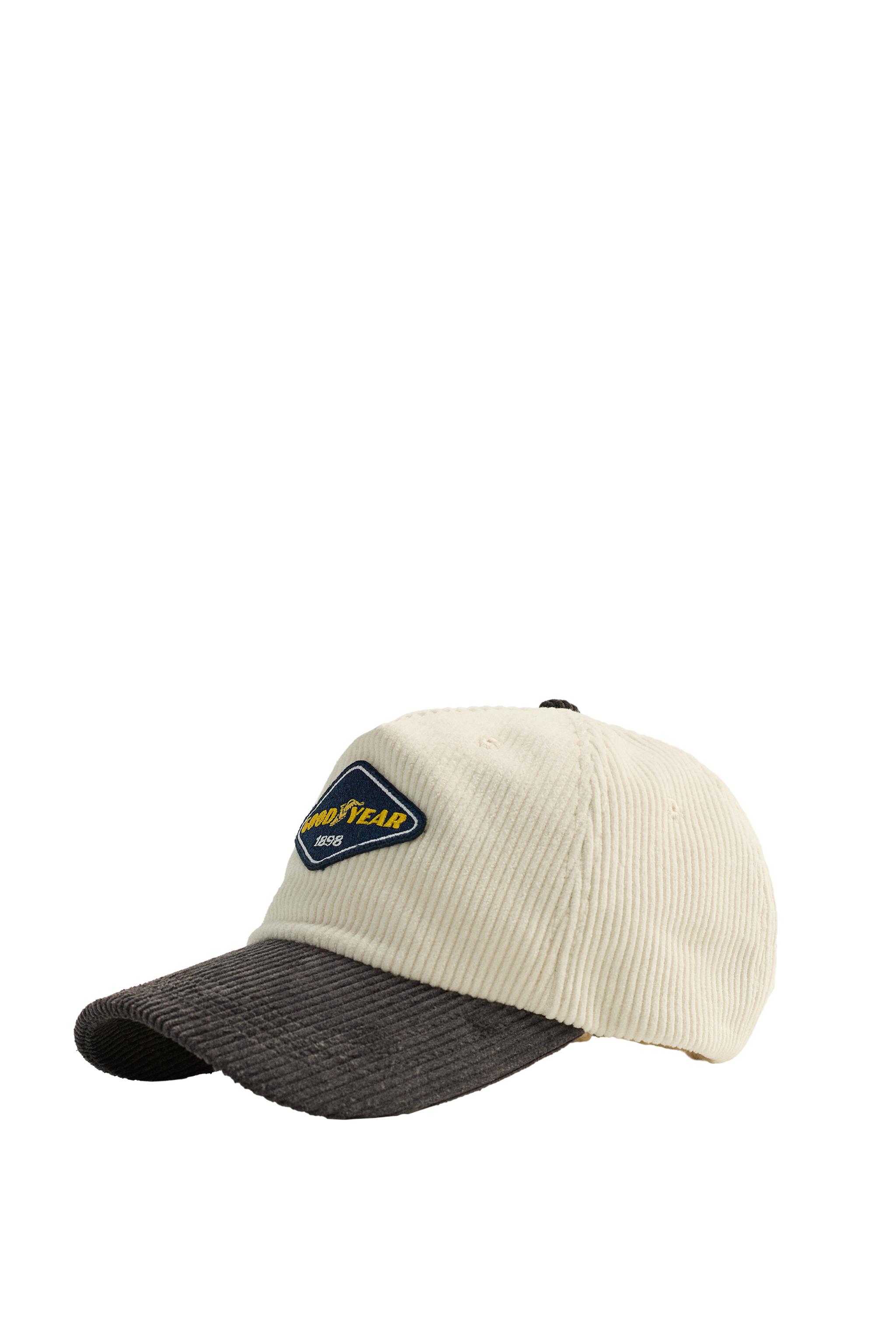 Кепка из вельвета с нашивкой GOODYEAR© — ZARA