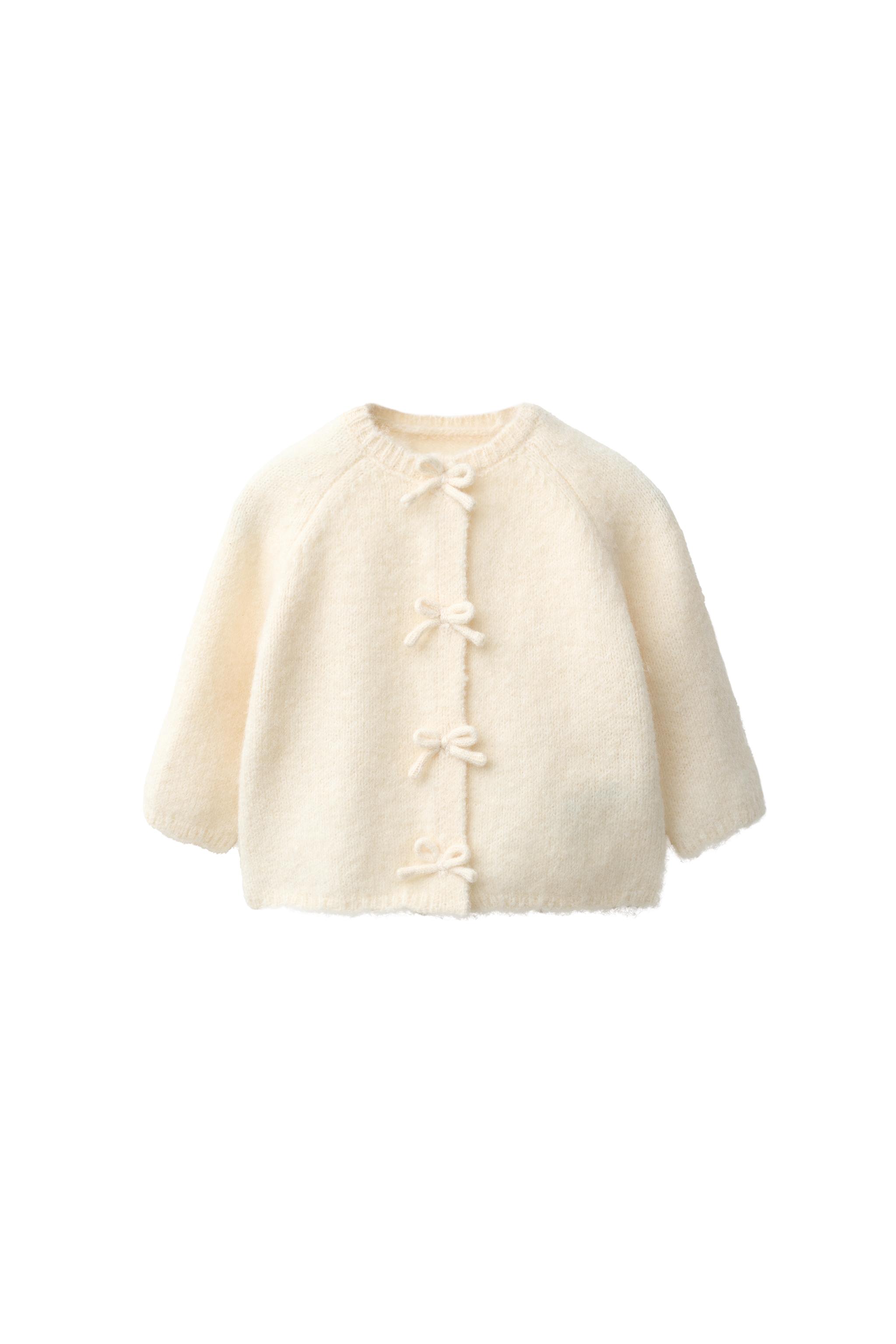 Кардиган с бантом — ZARA