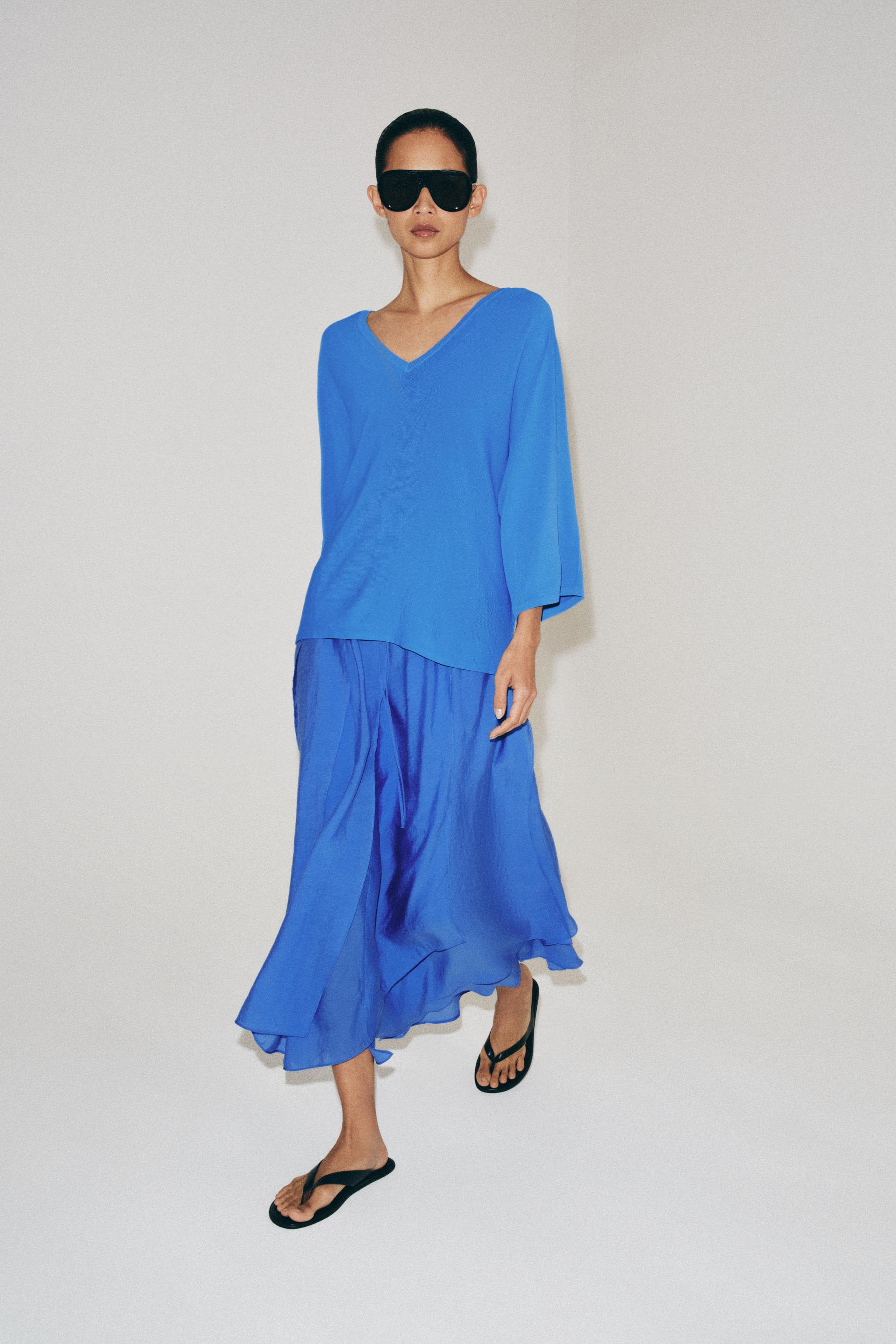 Юбка ZW COLLECTION с рюшами — ZARA