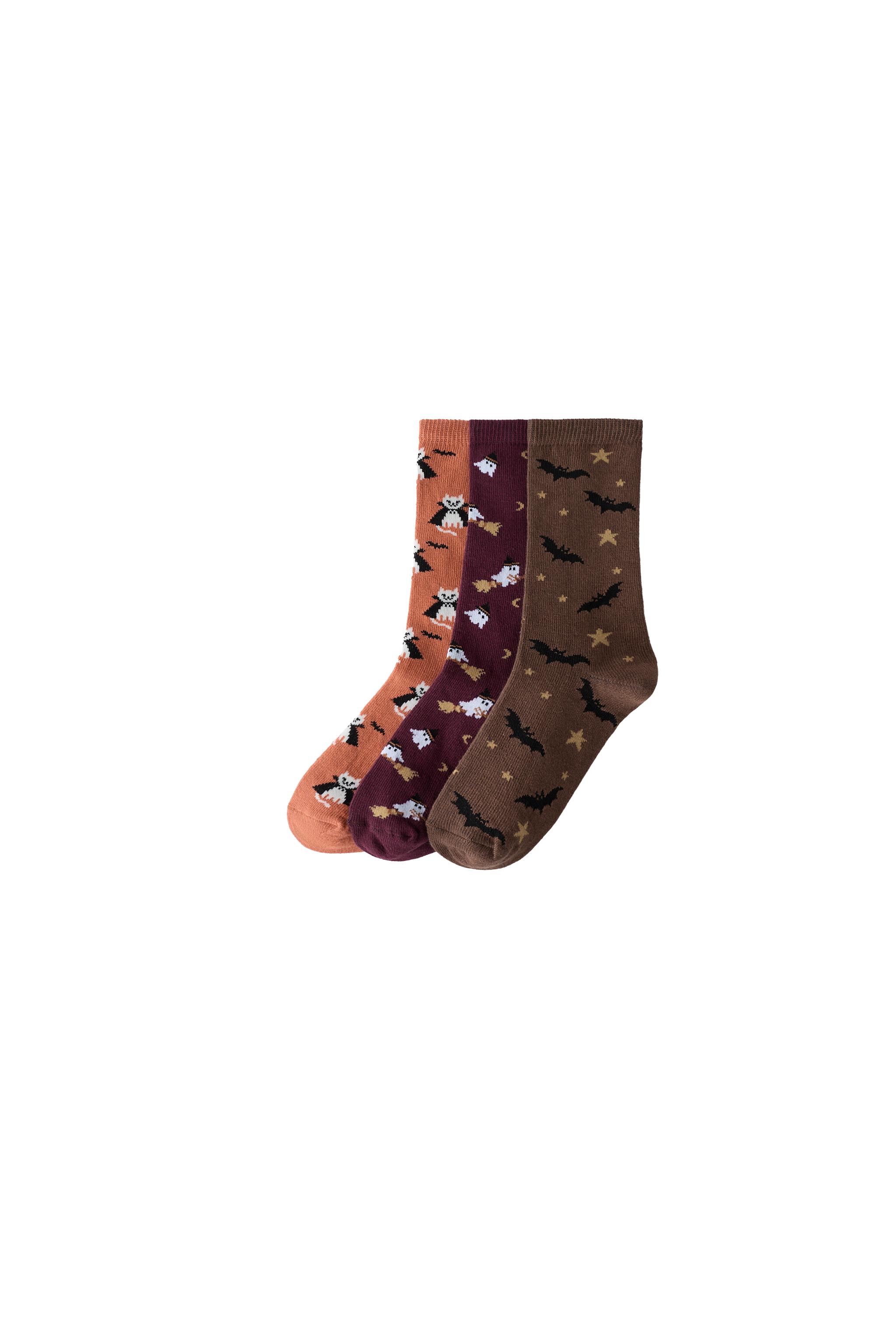 3-PACK OF BATWING SLEEVE AND VAMPIRE SOCKS — ZARA