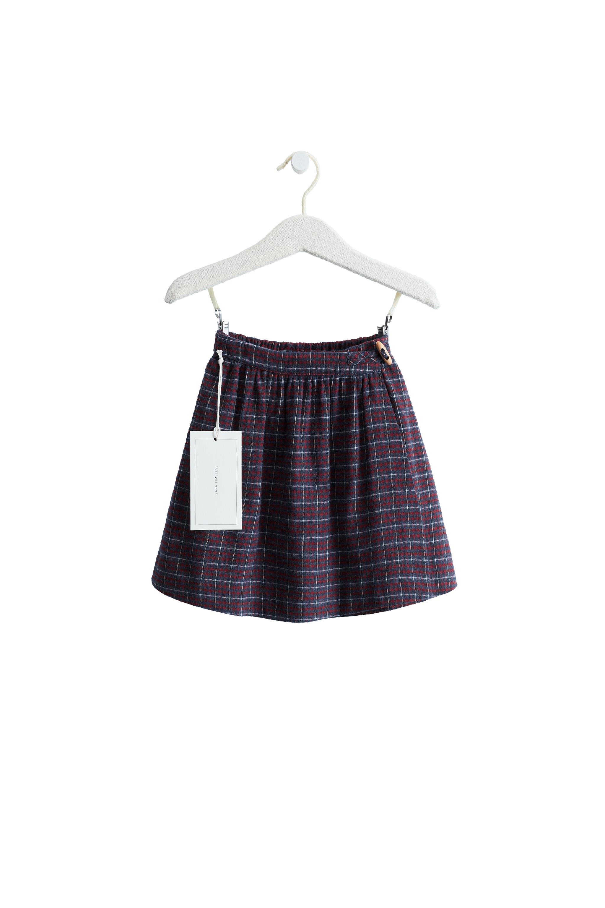 Юбка в клетку из коллекции ZARA TIMELESS — ZARA