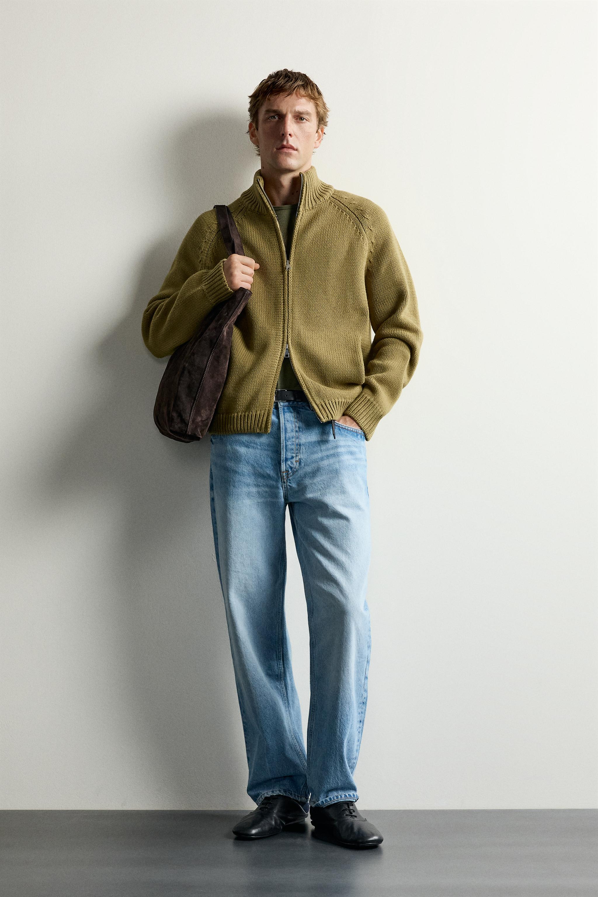 КАРДИГАН НА МОЛНИИ — ZARA