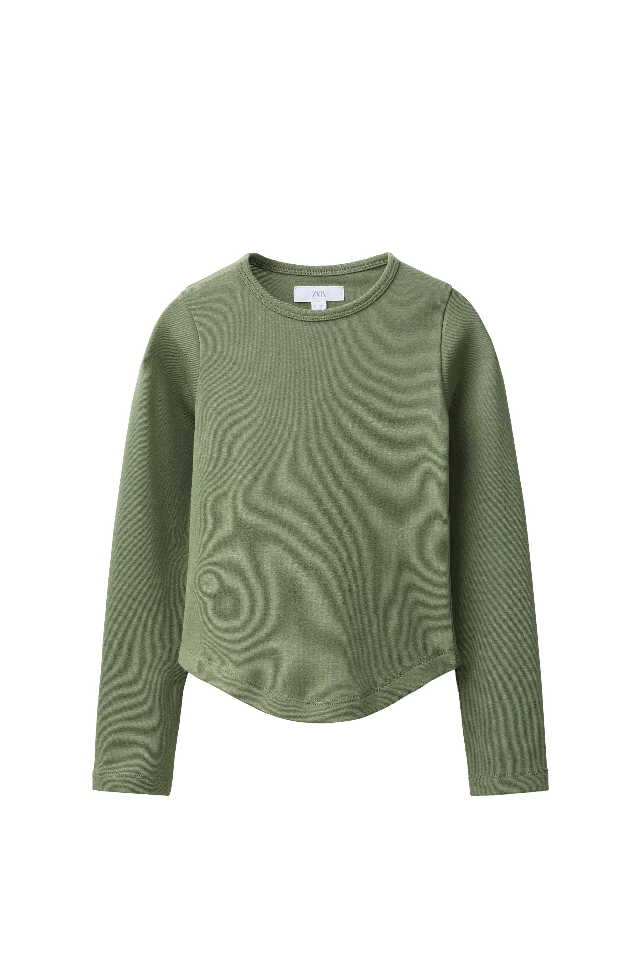 Футболка из смесового модала — ZARA