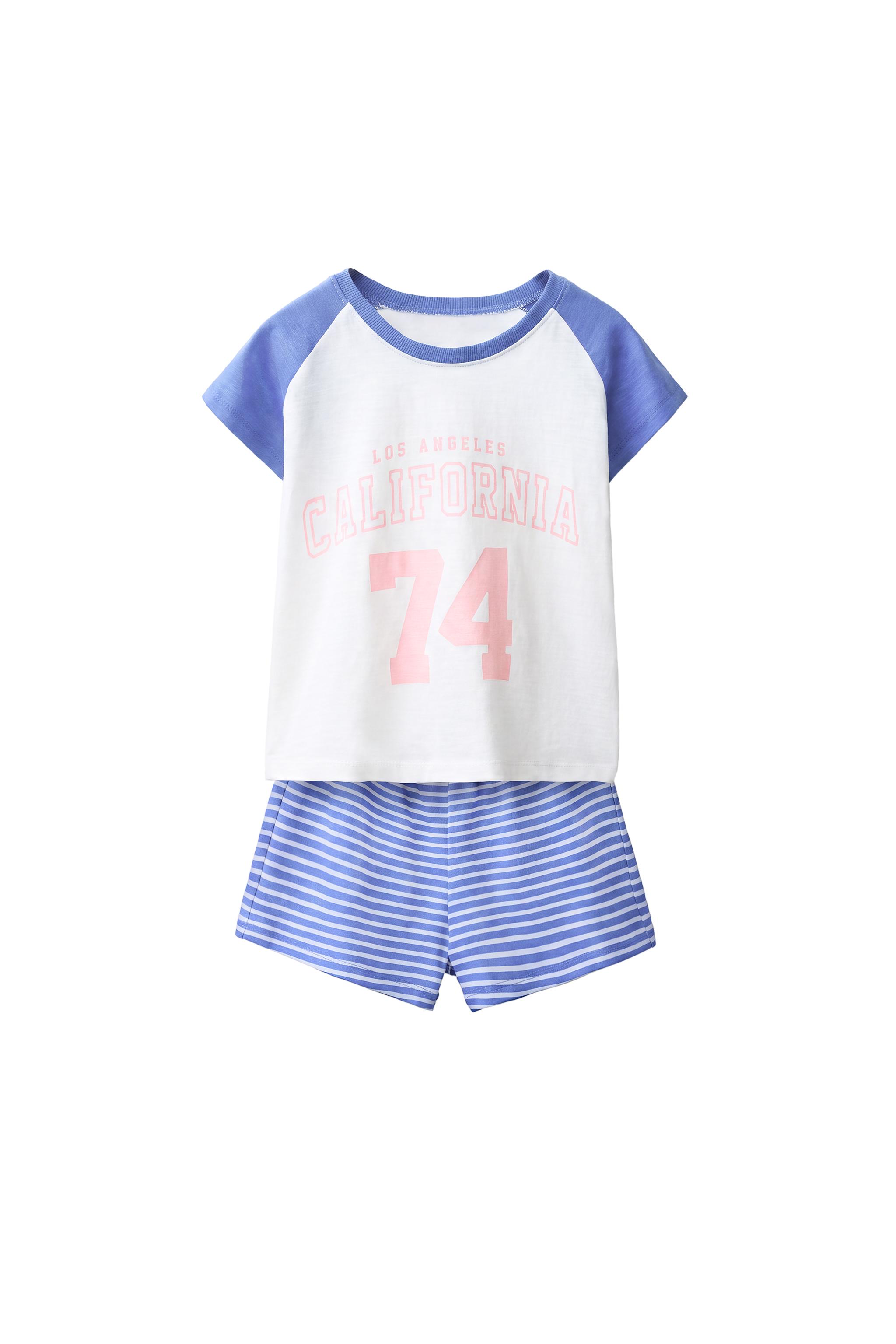 Пижама с принтом для 6-14 лет — ZARA