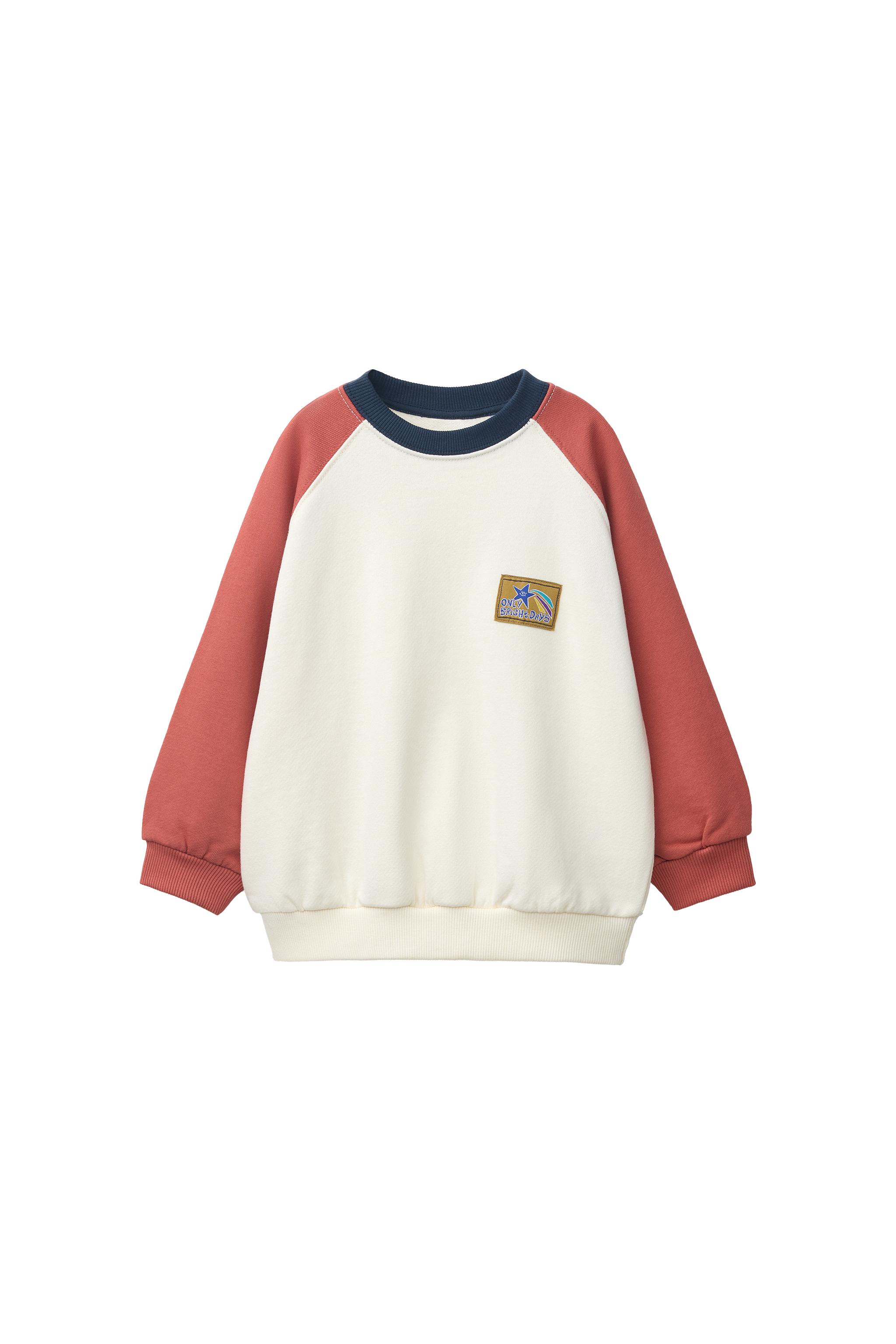 ТОЛСТОВКА С РУКАВАМИ РЕГЛАН И ЛЕЙБЛОМ — ZARA