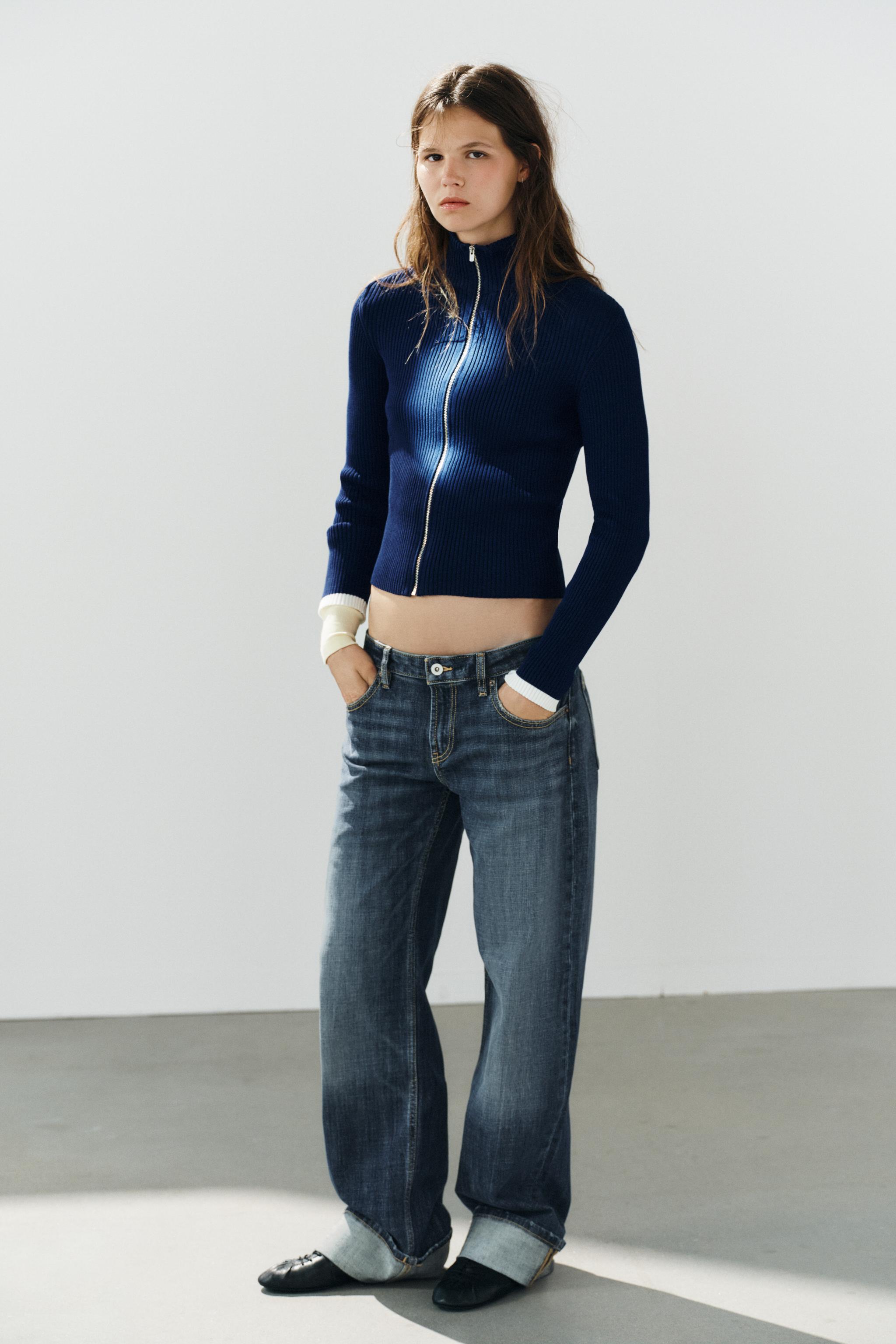Кардиган из рибаны — ZARA