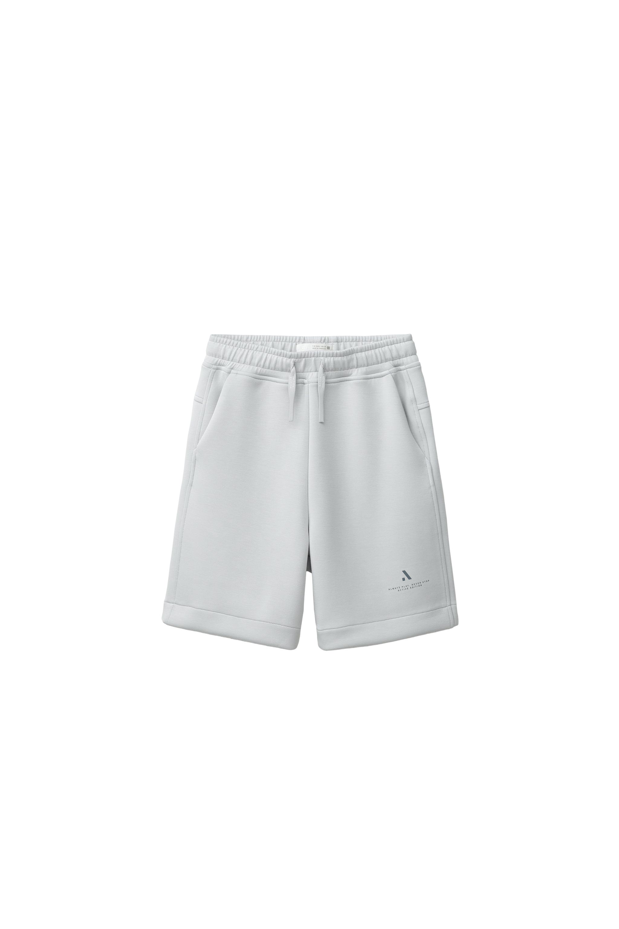 Бермуды с логотипом в спортивном стиле — ZARA