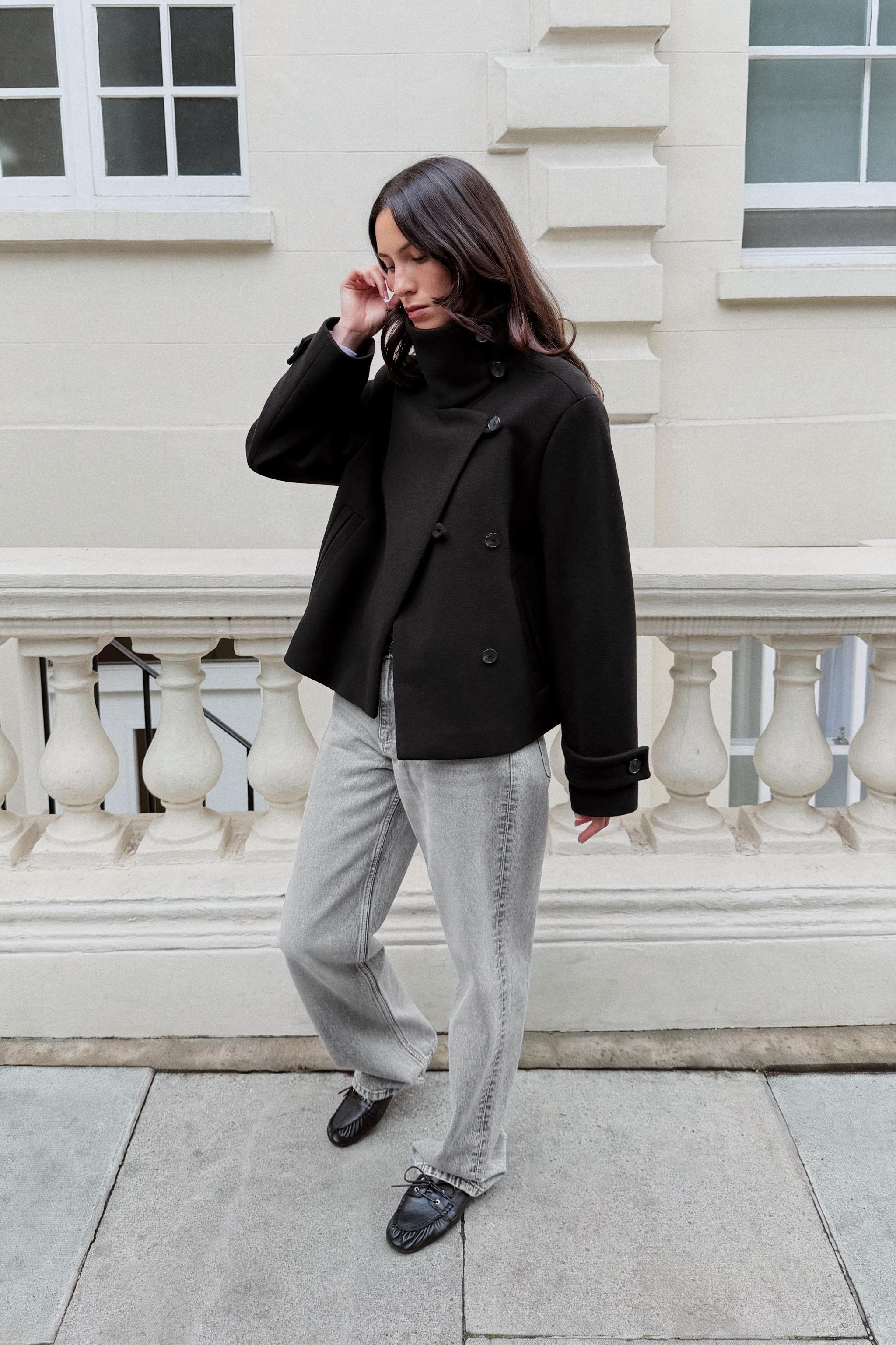 SOFT DOUBLE-BREASTED JACKET — ZARA