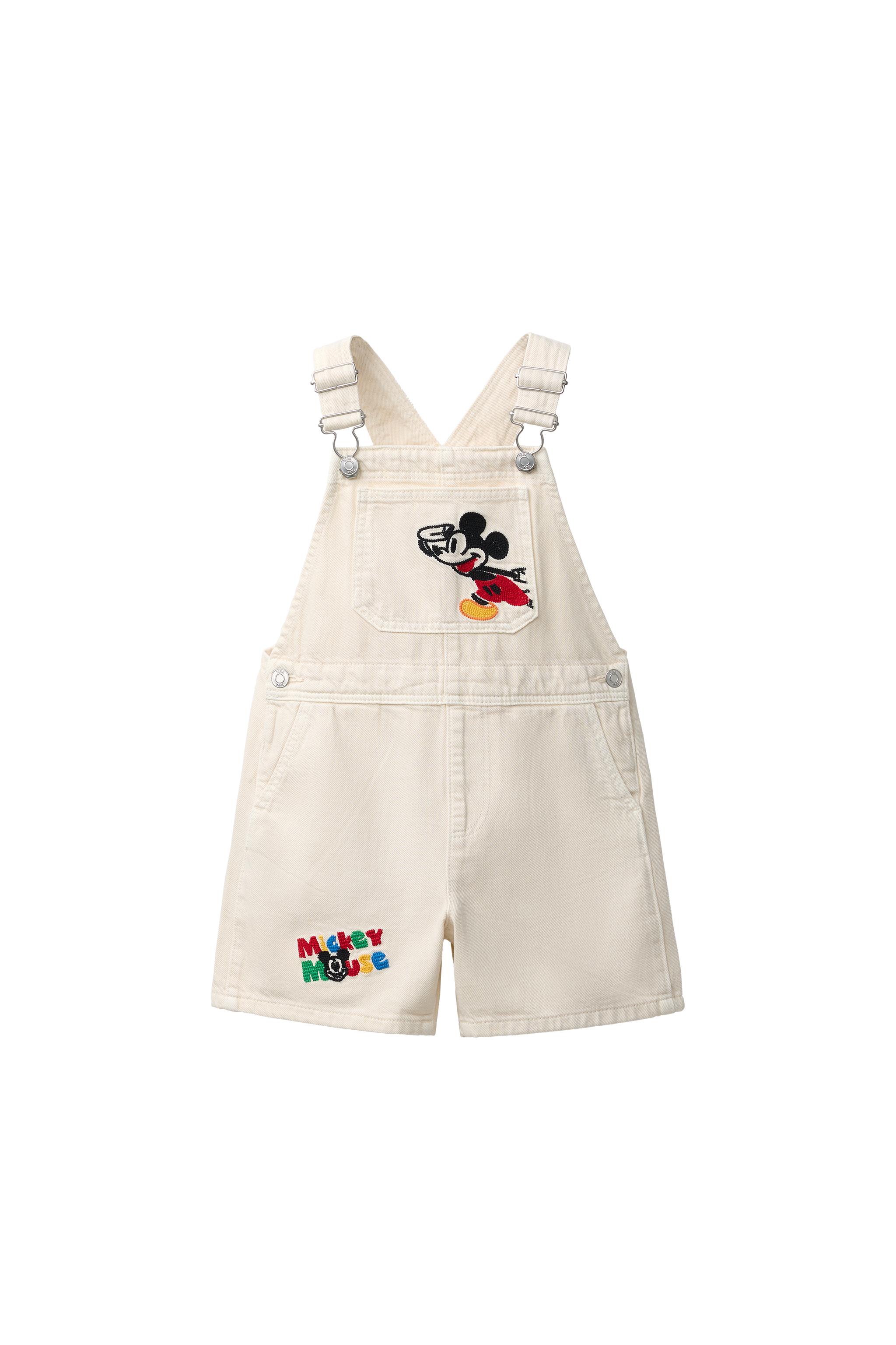 Комбинезон-шорты из твила с вышивкой MICKEY MOUSE © DISNEY — ZARA