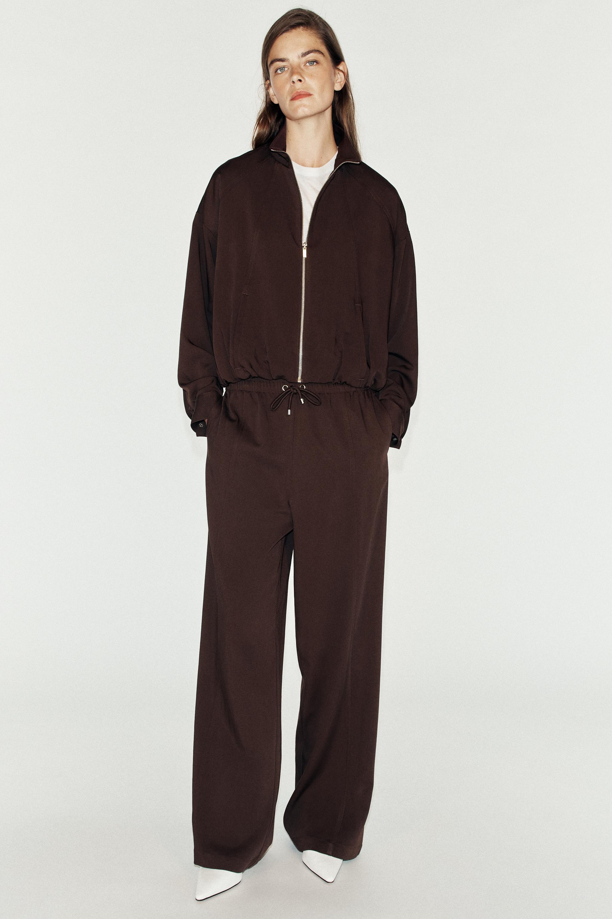 ШИРОКИЕ БРЮКИ С ЭЛАСТИЧНЫМ ПОЯСОМ — ZARA