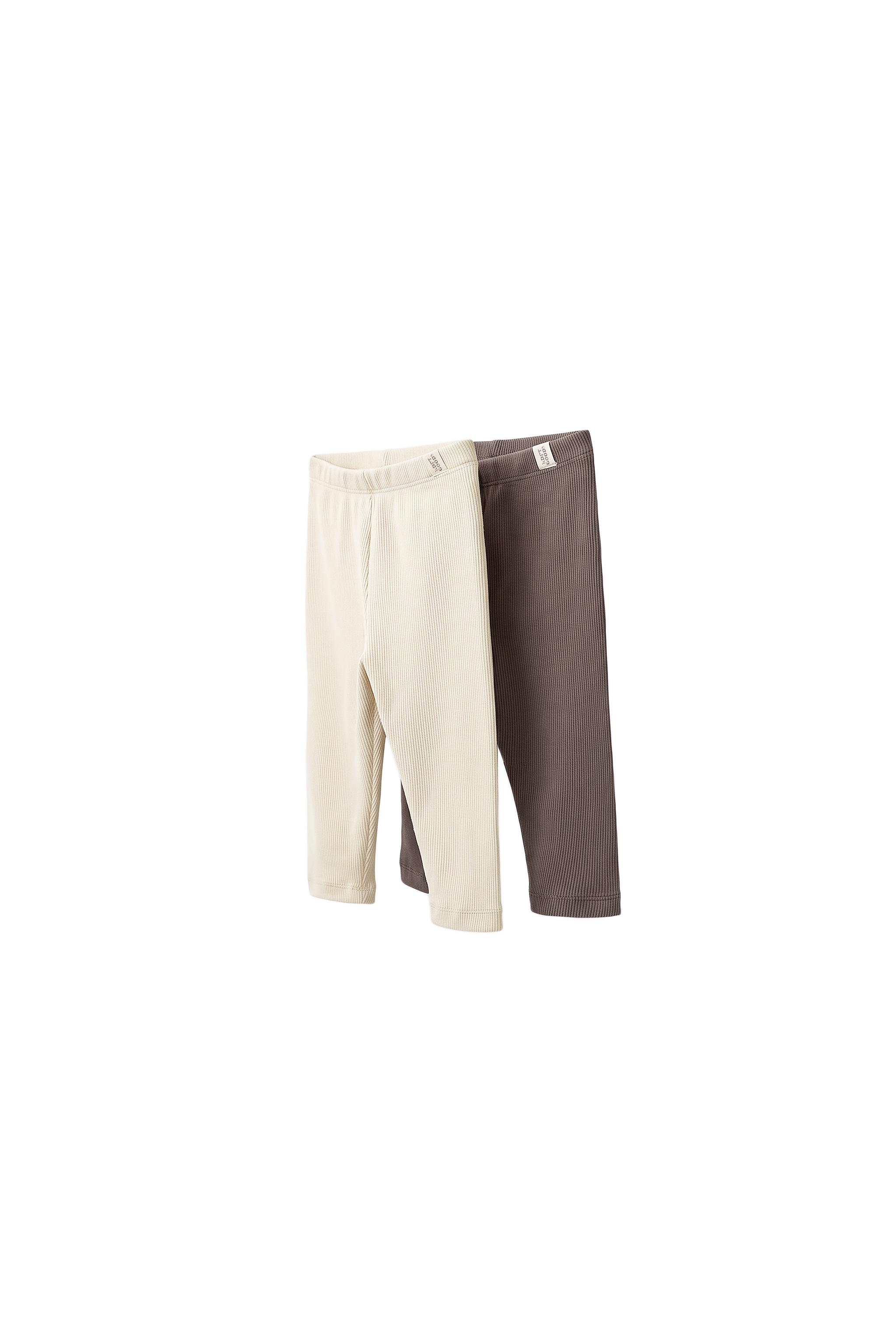 TWO-PACK OF PLAIN LEGGINGS — ZARA