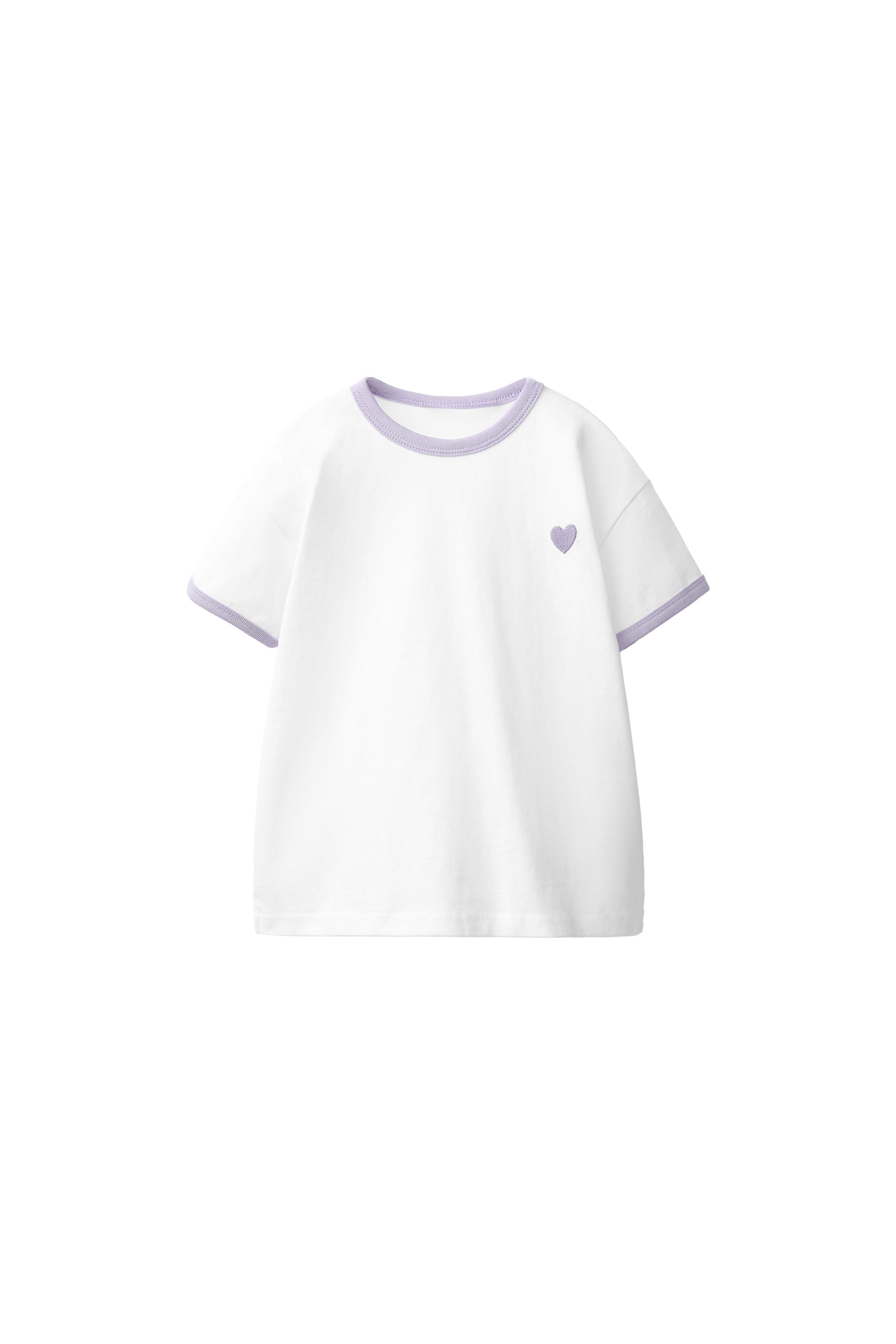 Футболка с вышивкой и контрастными деталями — ZARA