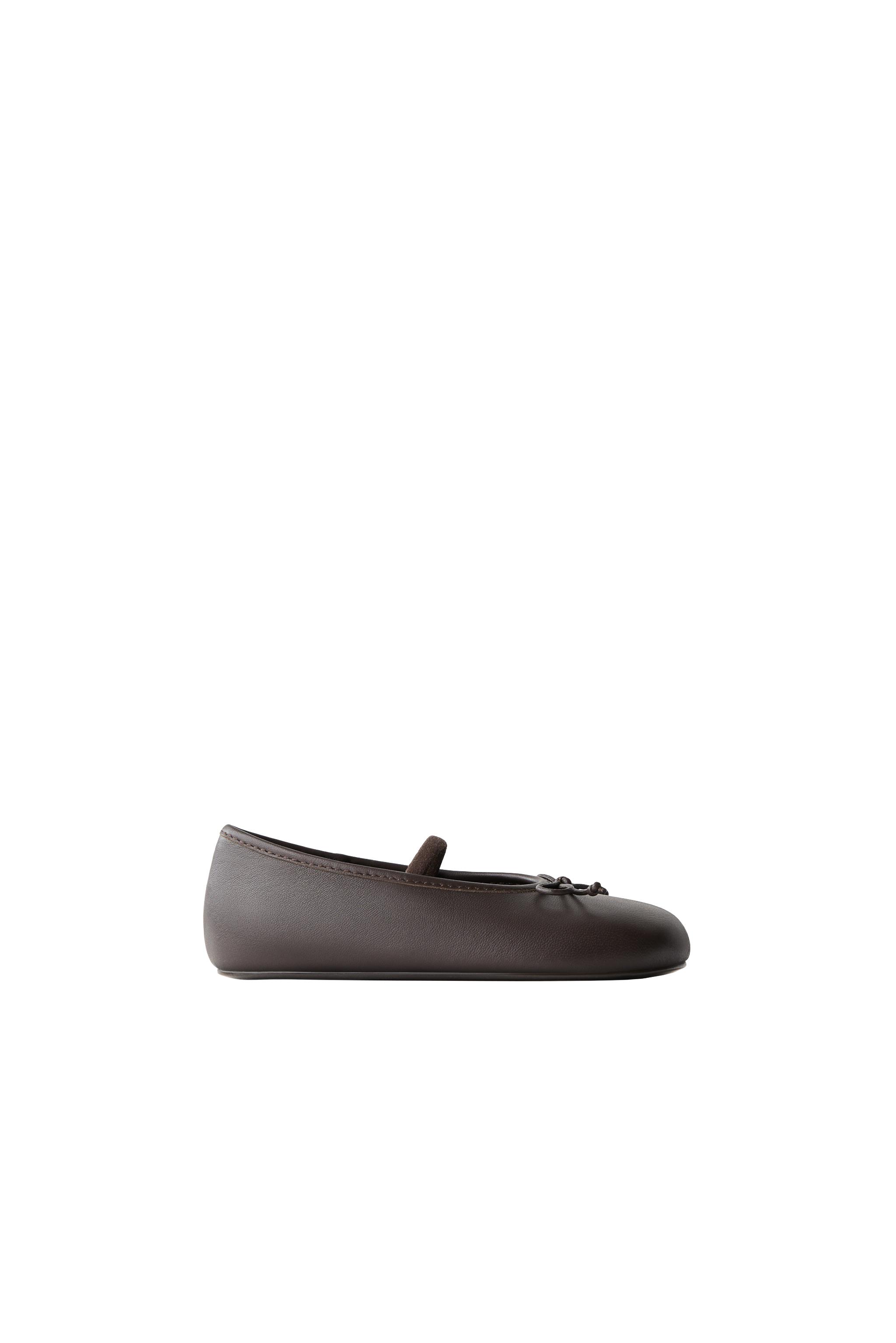 Балетки из кожи — ZARA