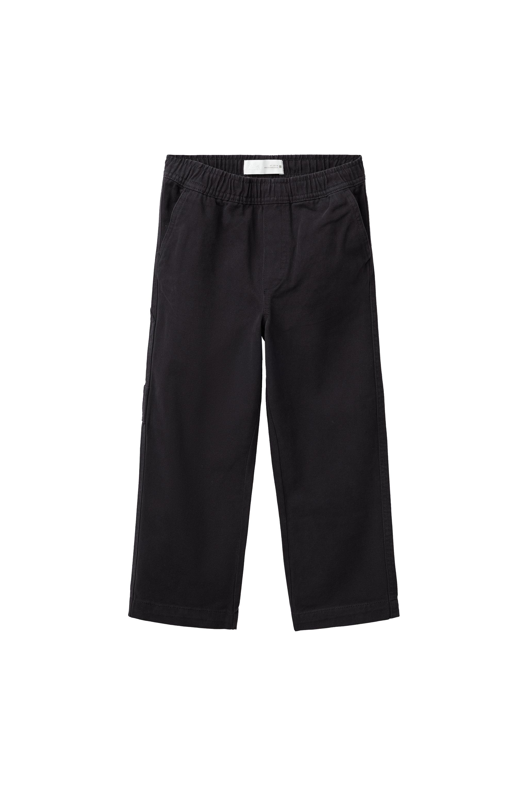 БРЮКИ КАРГО ОДНОТОННЫЕ — ZARA